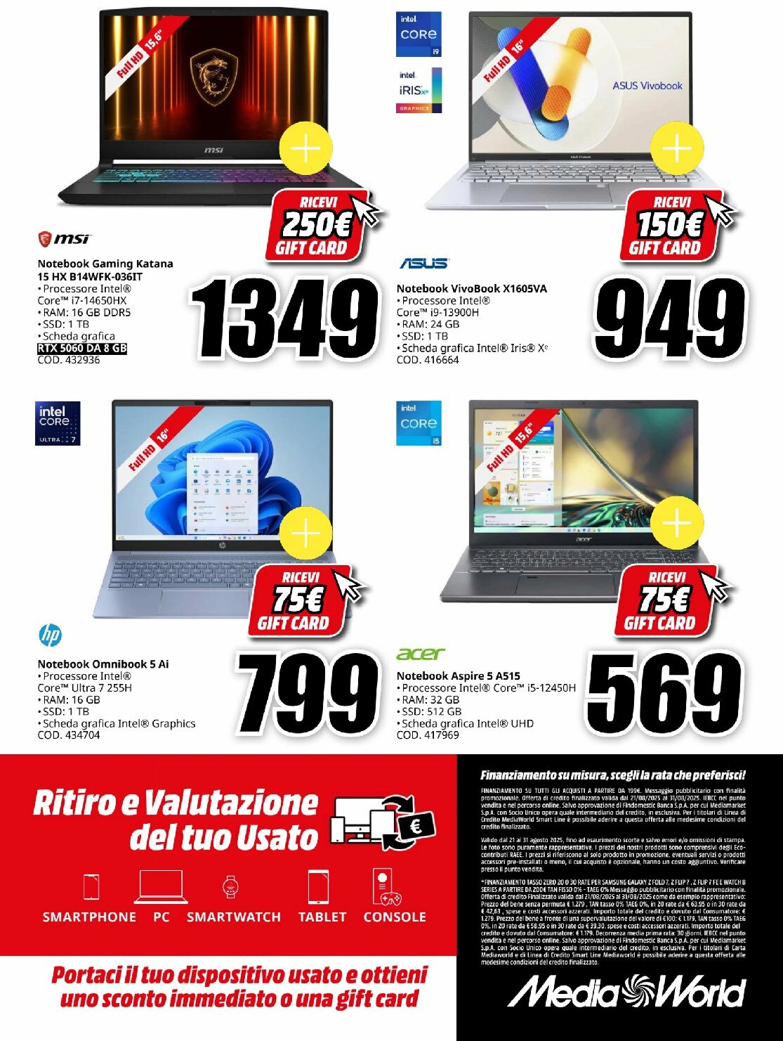mediaworld - Volantino Mediaworld - Back to school valido dal 21/08 al 31/08 - page: 32