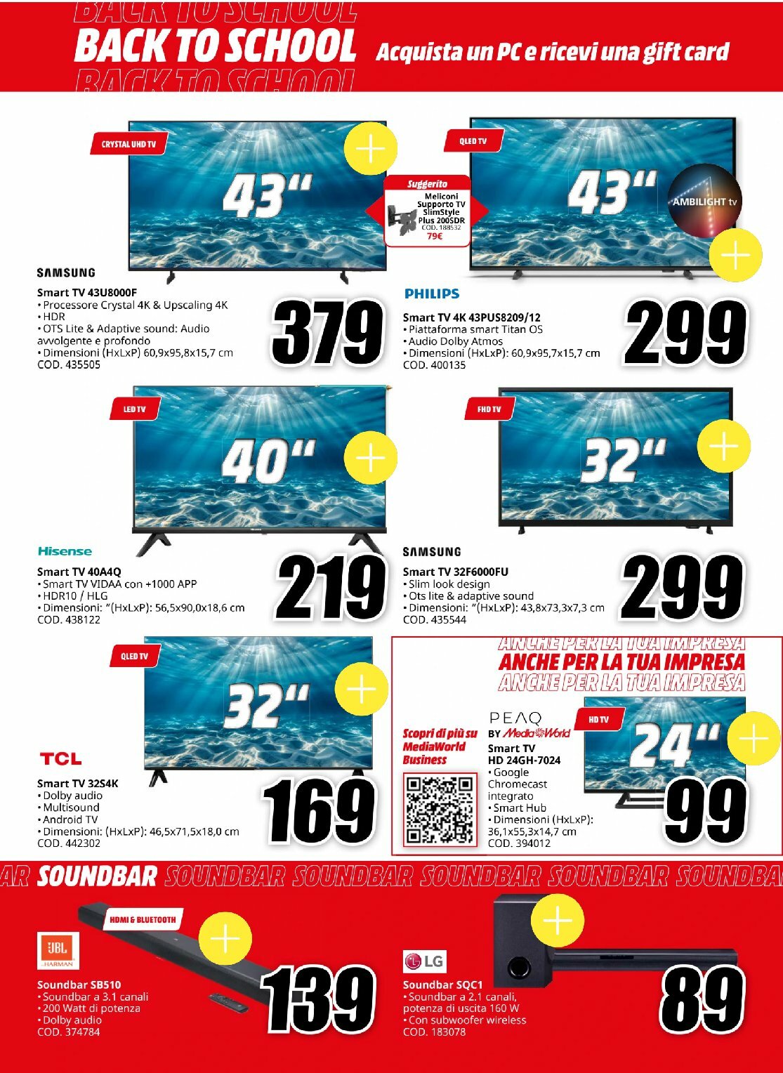 mediaworld - Volantino Mediaworld - Back to school valido dal 21/08 al 31/08 - page: 24