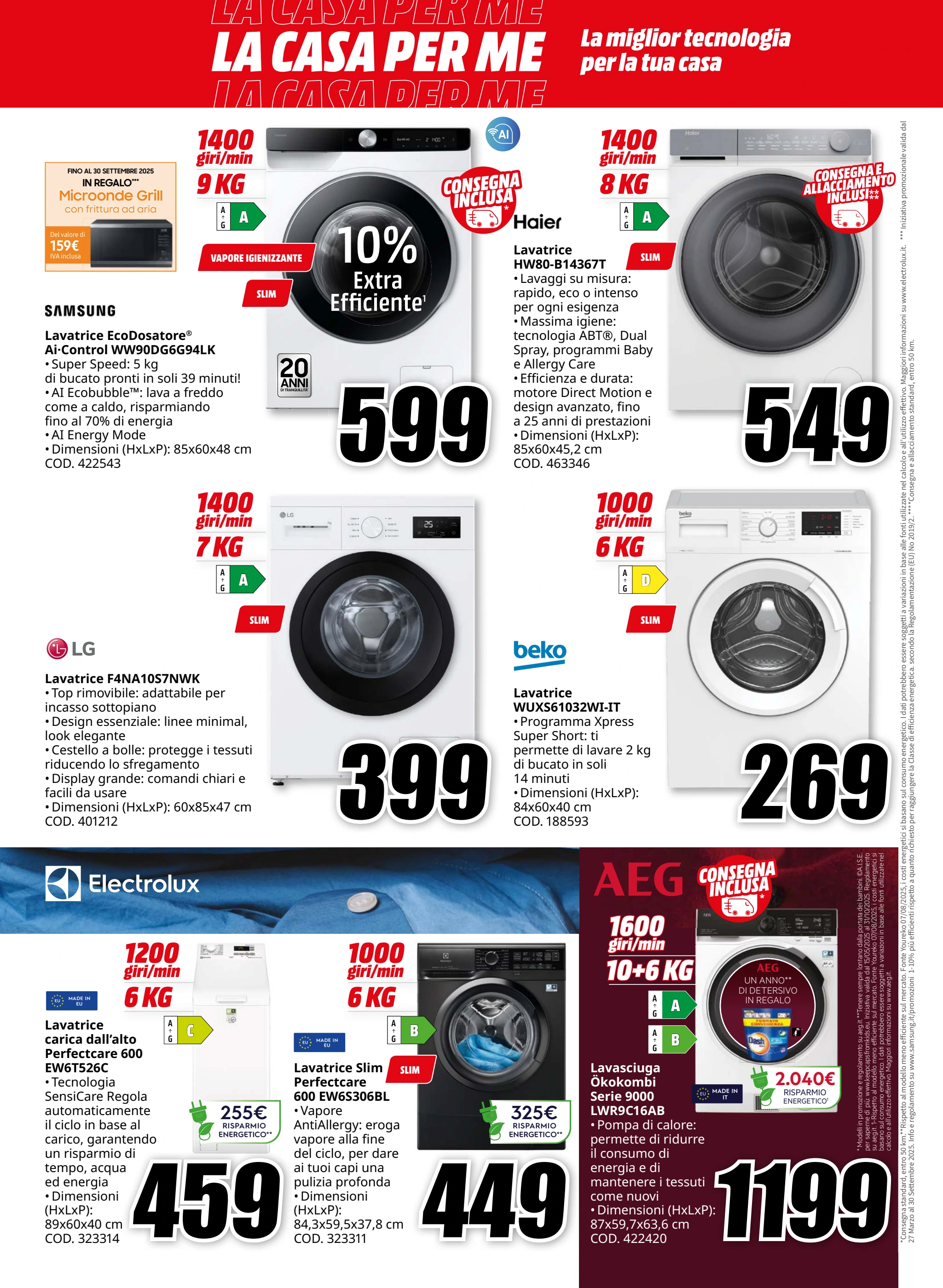 mediaworld - Volantino Mediaworld - La Casa per Me valido dal 04/09 al 21/09 - page: 4