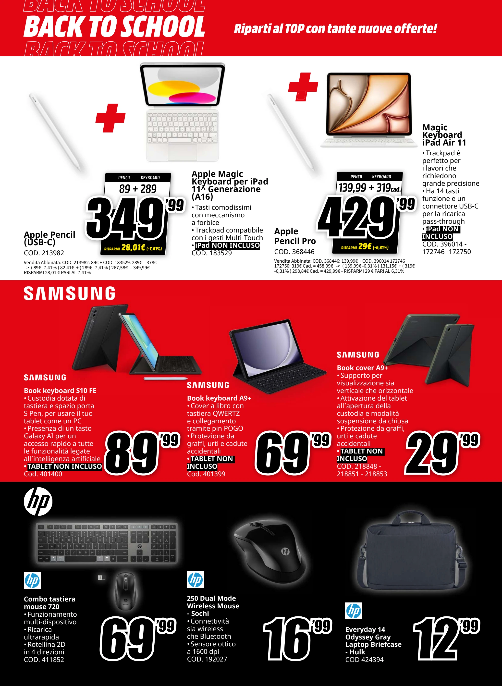 mediaworld - Volantino Mediaworld - Back to school valido dal 01/09 al 14/09 - page: 14
