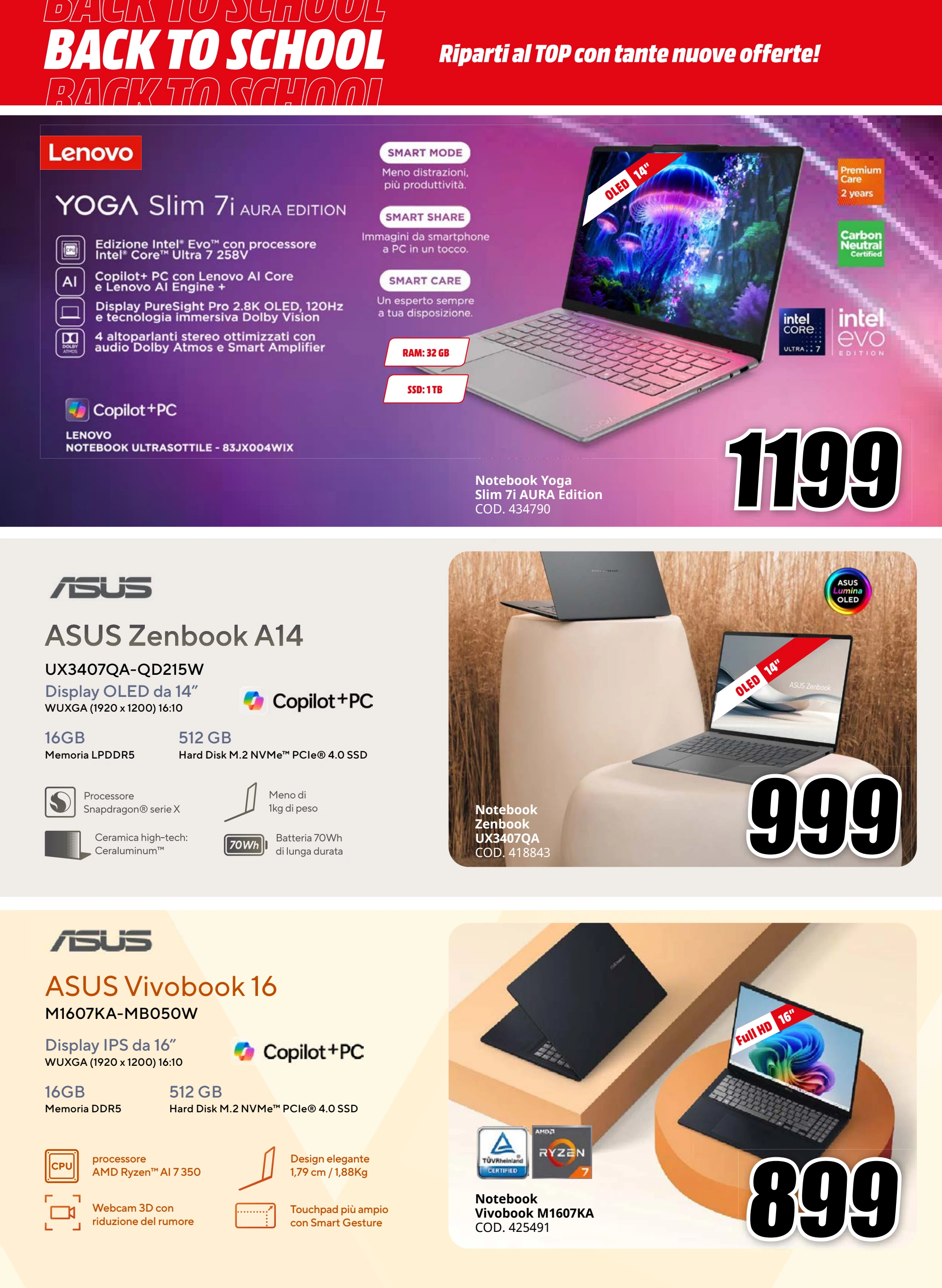 mediaworld - Volantino Mediaworld - Back to school valido dal 01/09 al 14/09 - page: 2
