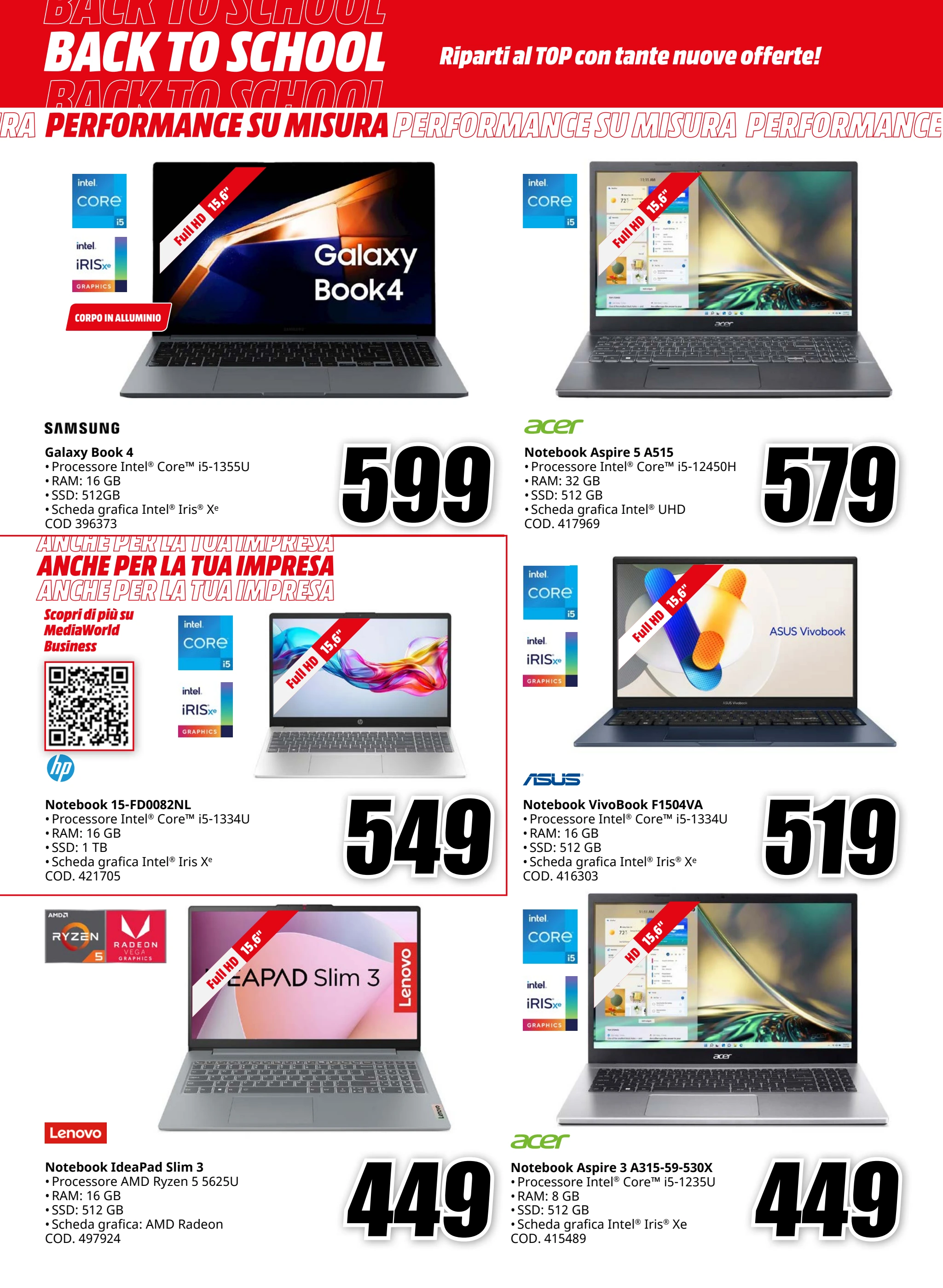 mediaworld - Volantino Mediaworld - Back to school valido dal 01/09 al 14/09 - page: 4
