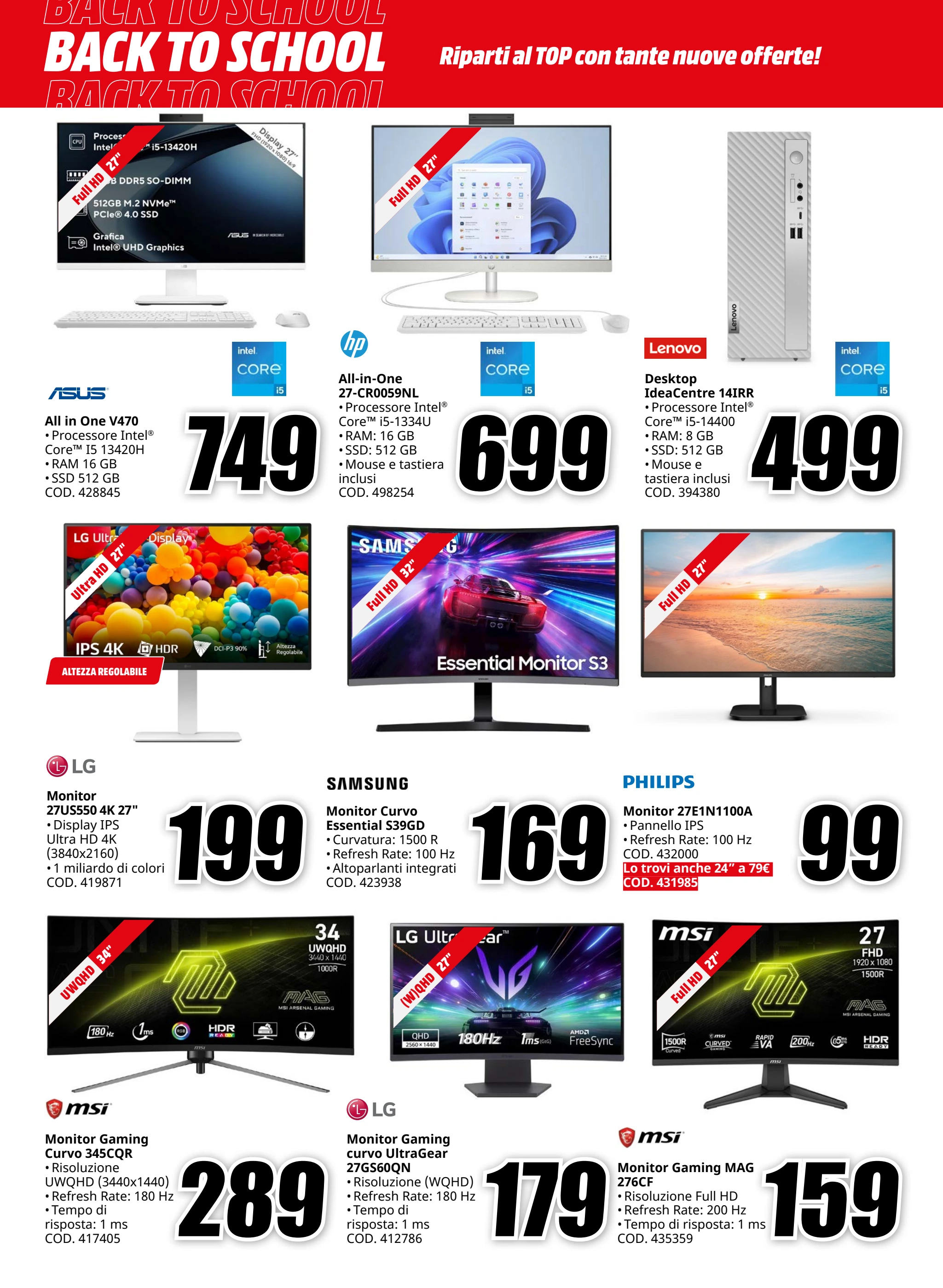 mediaworld - Volantino Mediaworld - Back to school valido dal 01/09 al 14/09 - page: 10