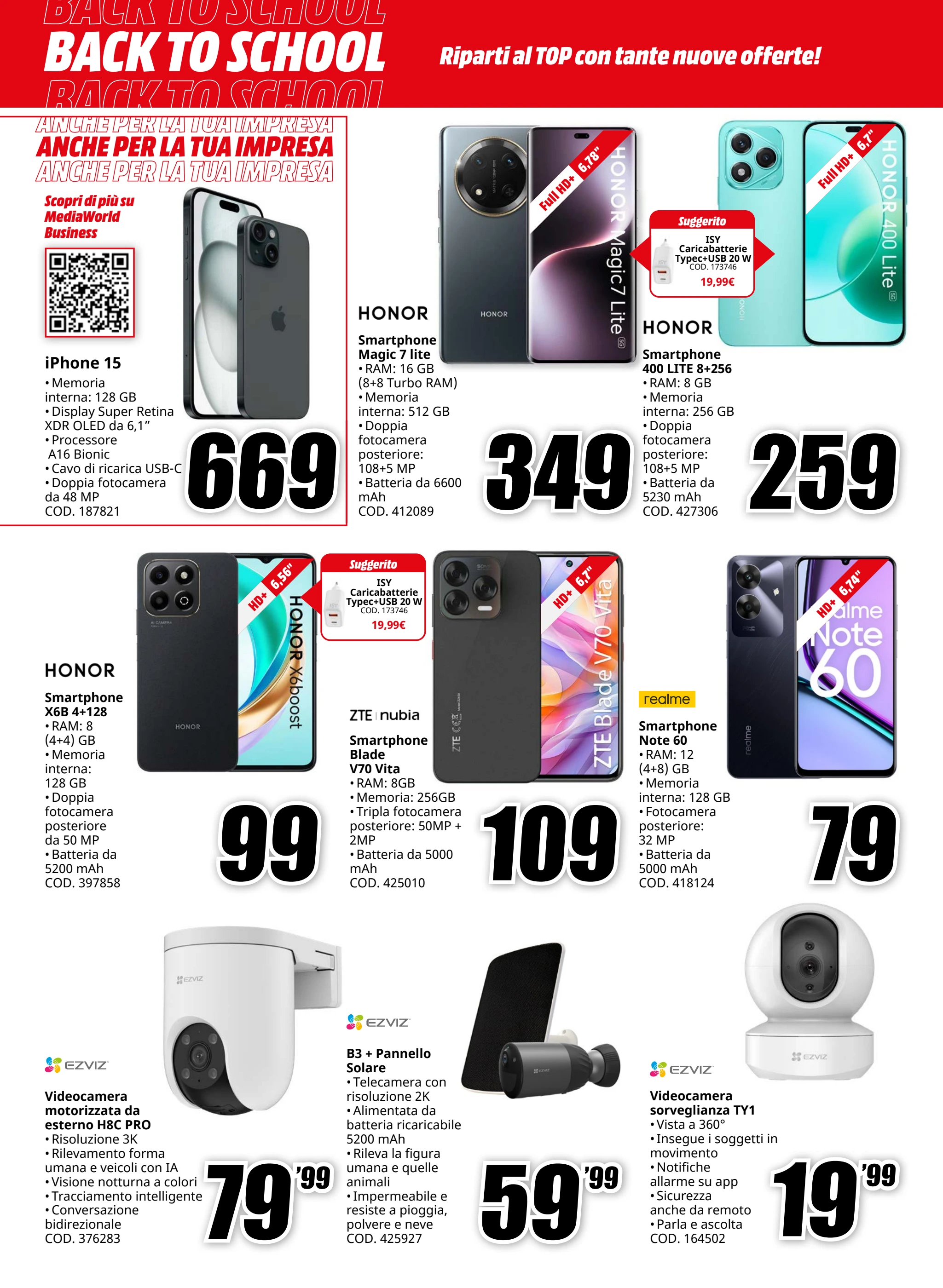 mediaworld - Volantino Mediaworld - Back to school valido dal 01/09 al 14/09 - page: 20