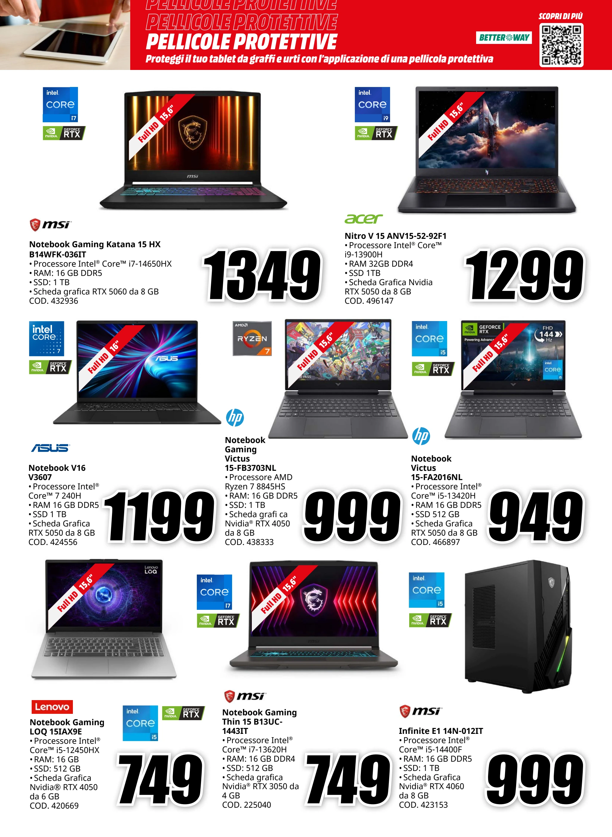 mediaworld - Volantino Mediaworld - Back to school valido dal 01/09 al 14/09 - page: 9
