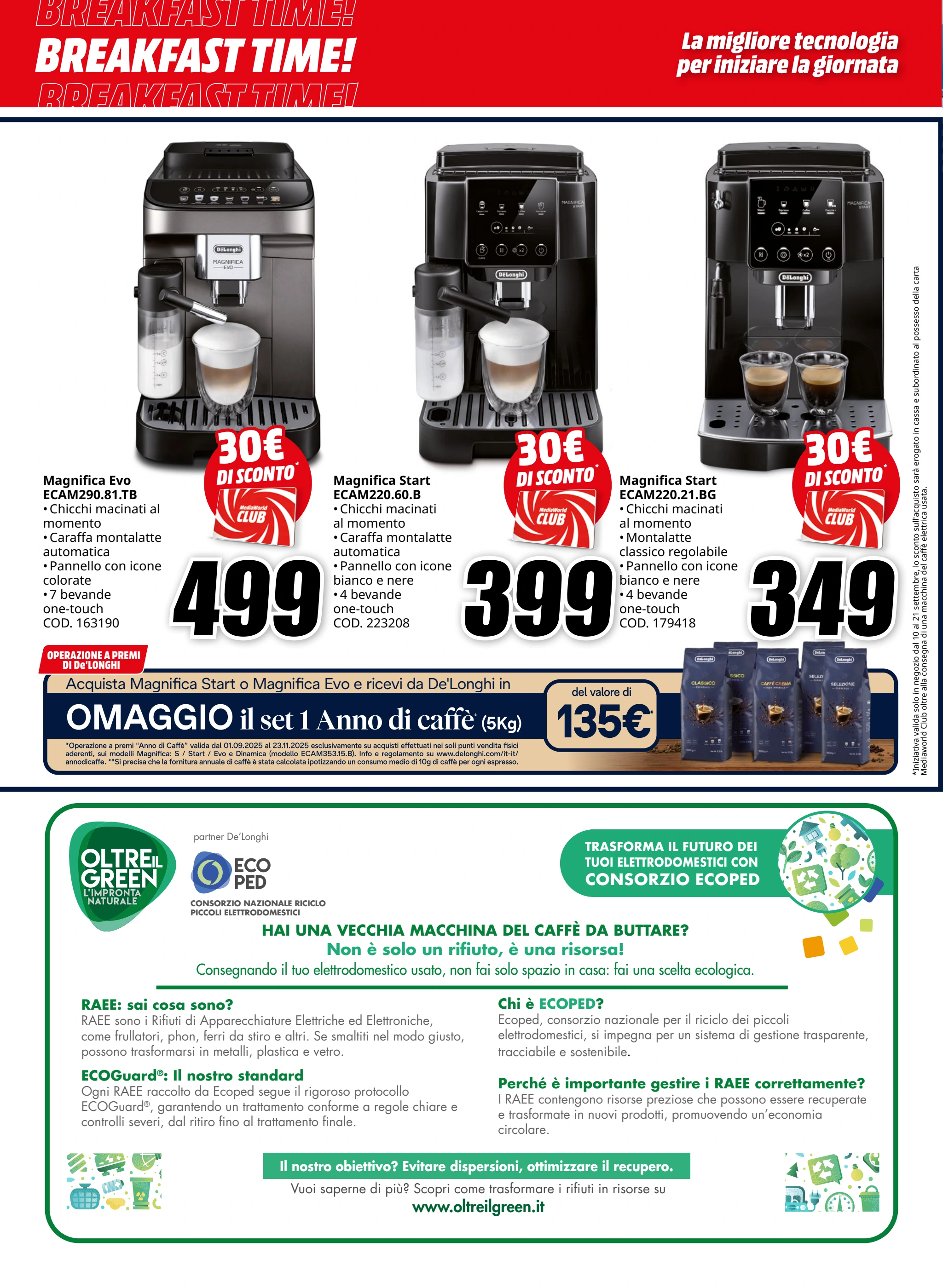 mediaworld - Volantino Mediaworld - Breakfast Time! valido dal 10/09 al 21/09 - page: 2