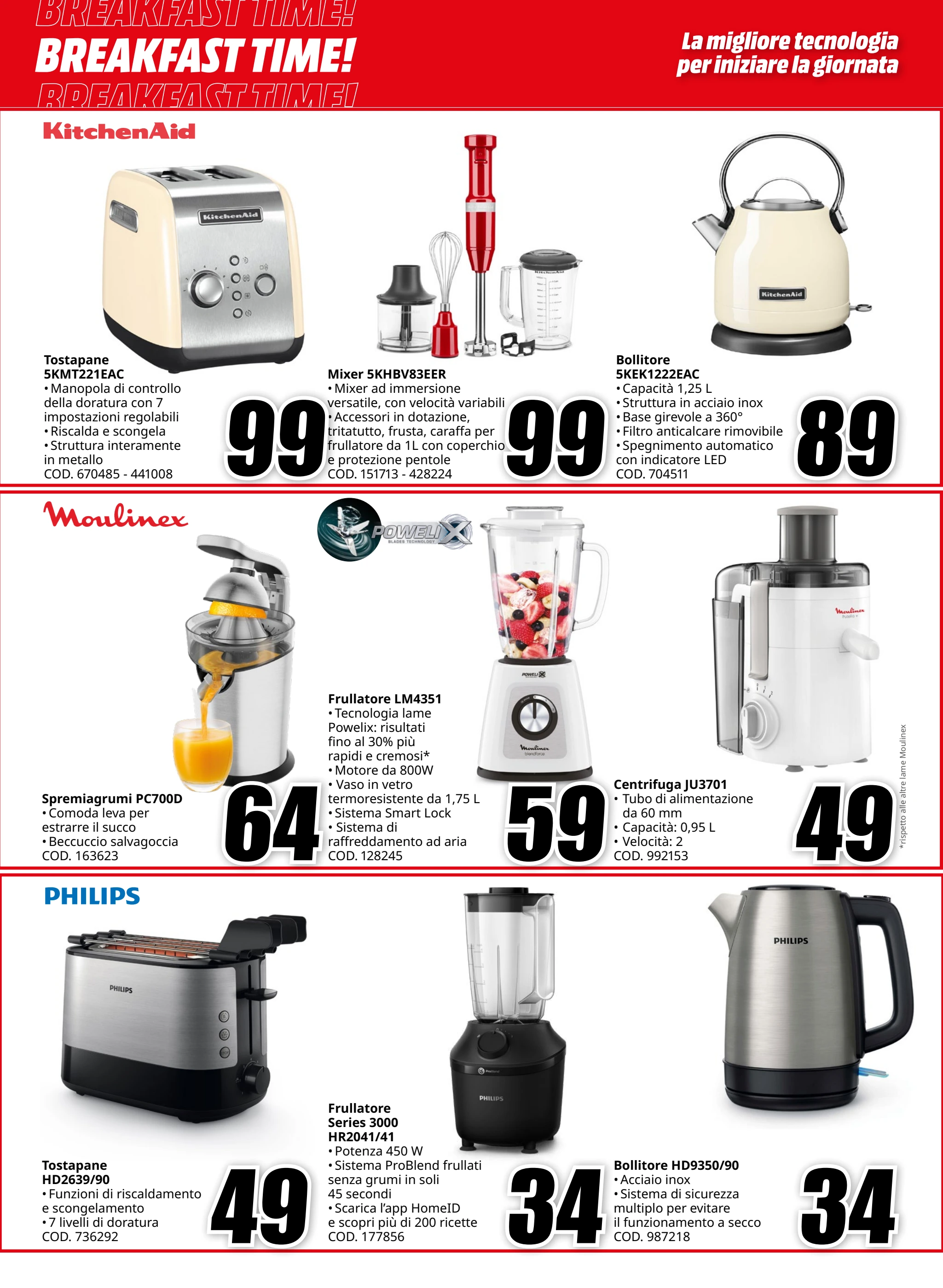 mediaworld - Volantino Mediaworld - Breakfast Time! valido dal 10/09 al 21/09 - page: 6