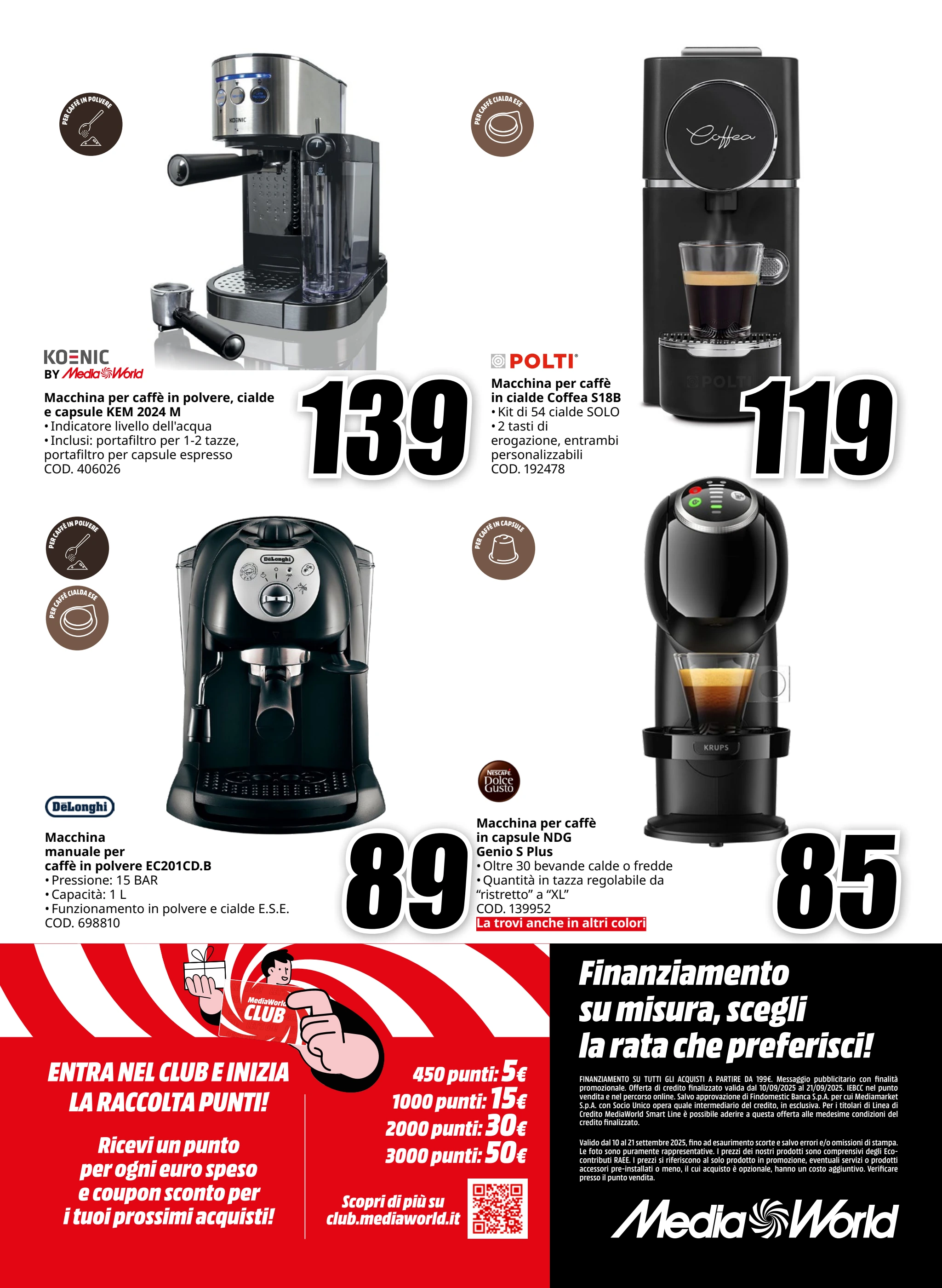 mediaworld - Volantino Mediaworld - Breakfast Time! valido dal 10/09 al 21/09 - page: 8