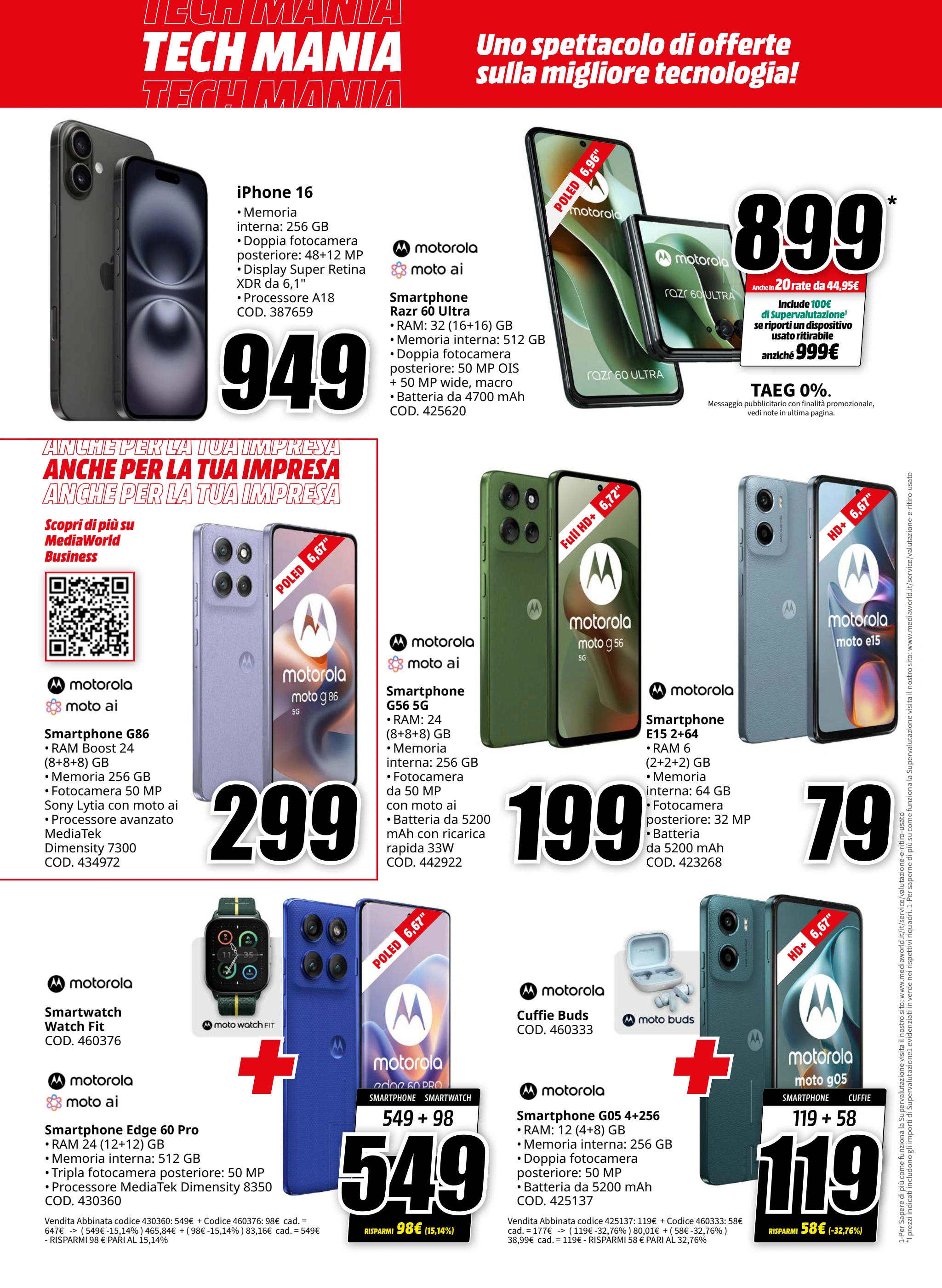 mediaworld - Volantino Mediaworld - Tech Mania valido dal 15/09 al 25/09 - page: 16