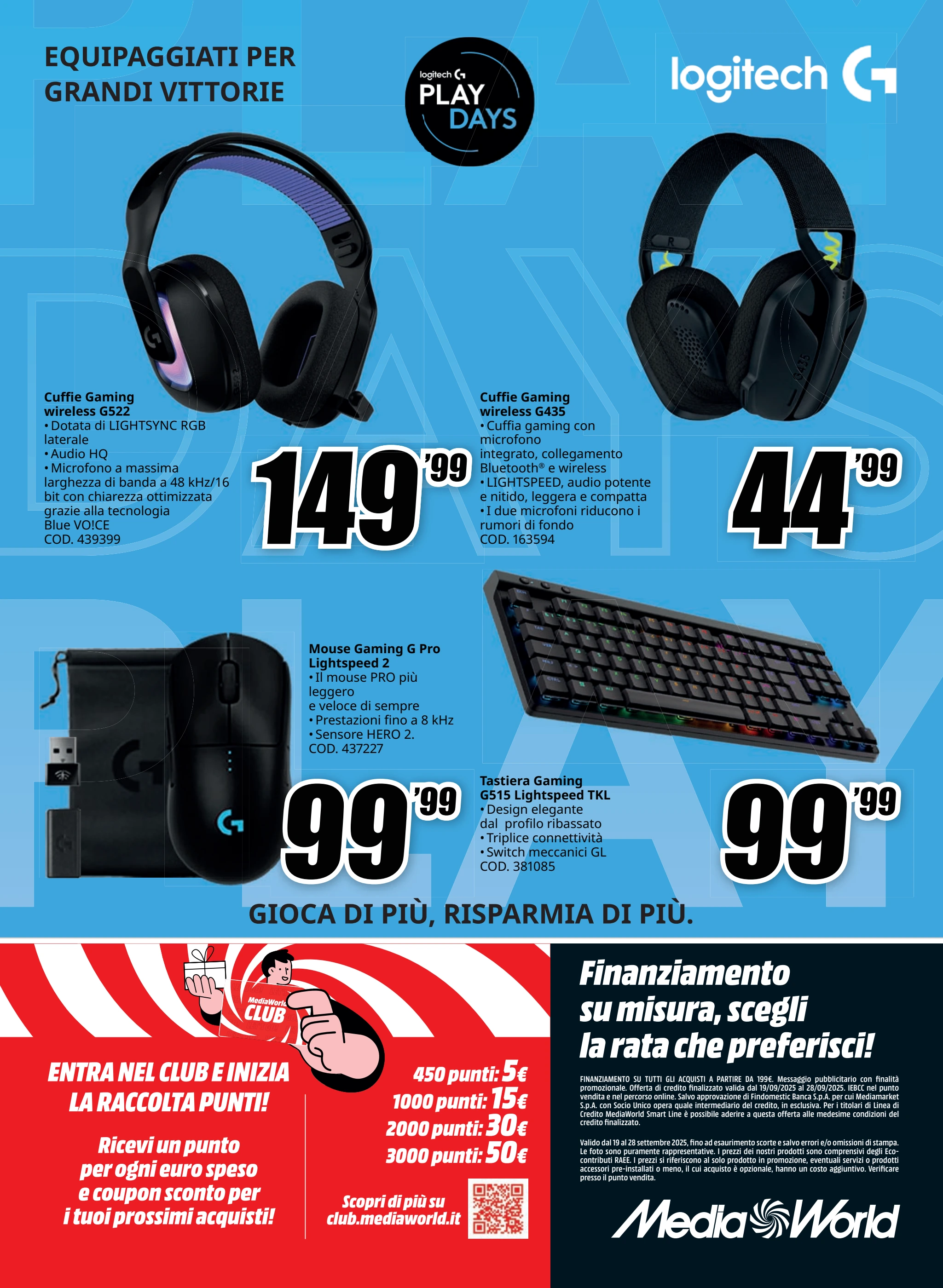 mediaworld - Volantino Mediaworld - Gaming experience valido dal 19/09 al 28/09 - page: 4