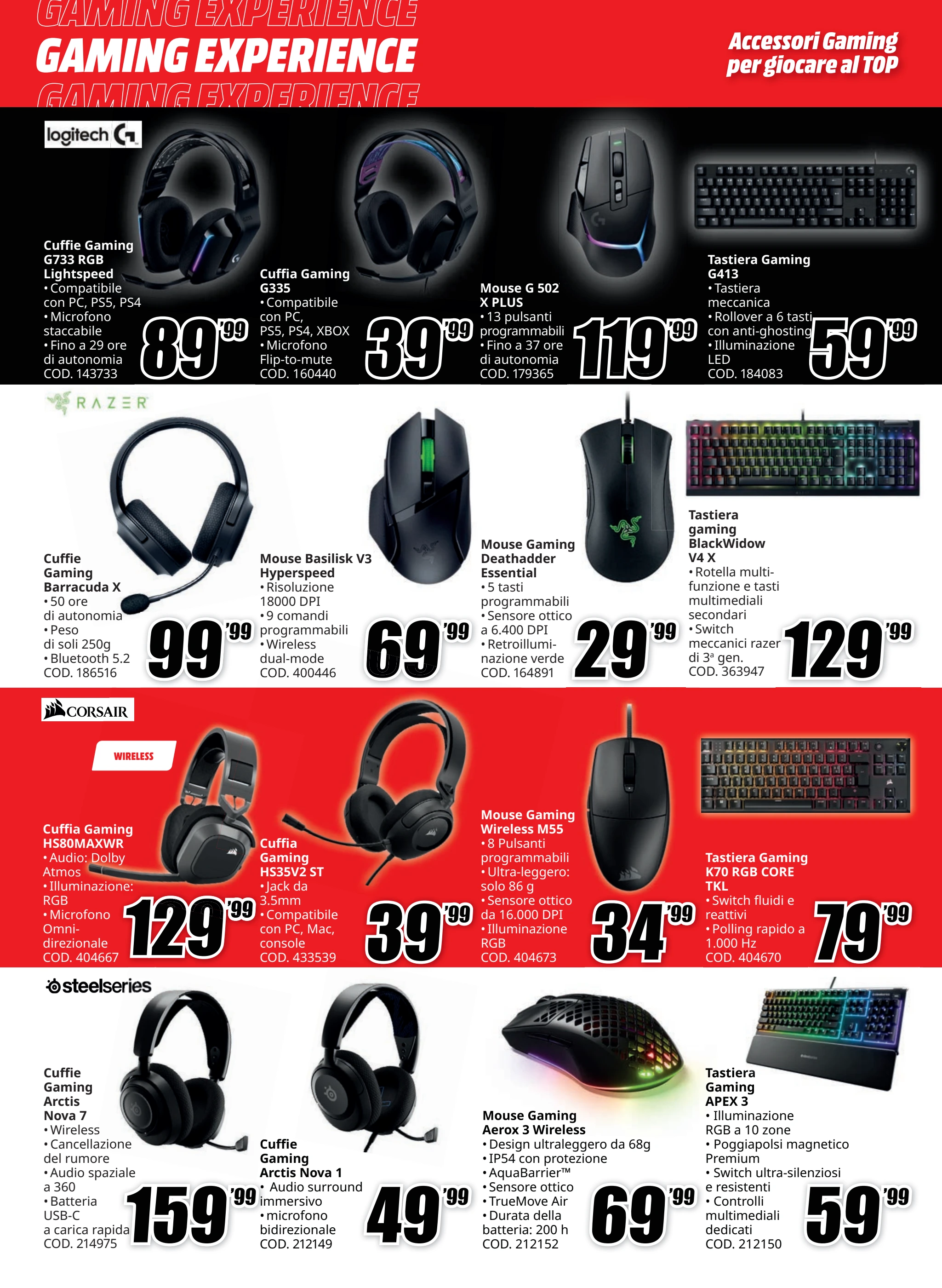 mediaworld - Volantino Mediaworld - Gaming experience valido dal 19/09 al 28/09 - page: 2
