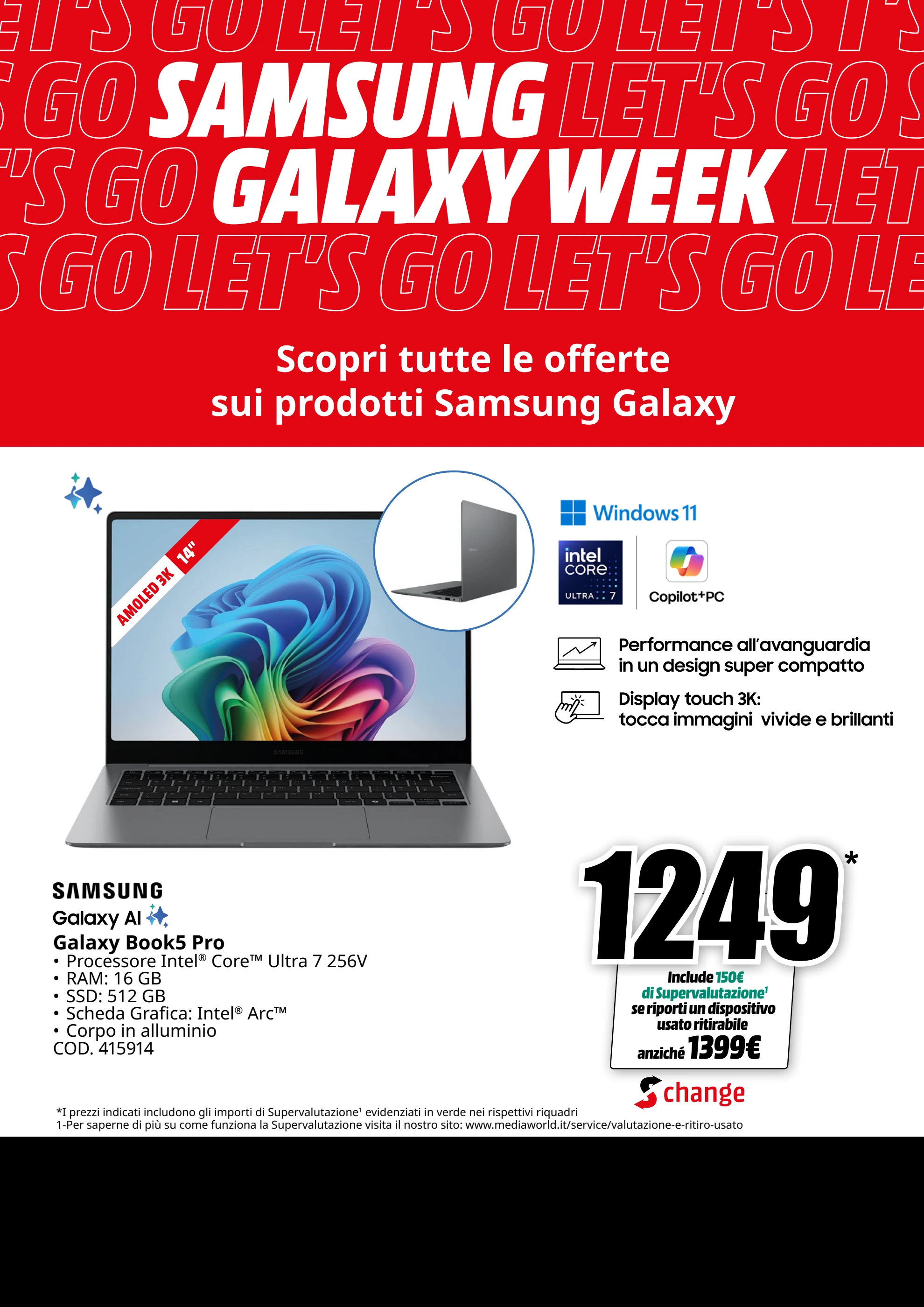 mediaworld - Volantino Mediaworld - Galaxy Week valido dal 22/09 al 28/09 - page: 9