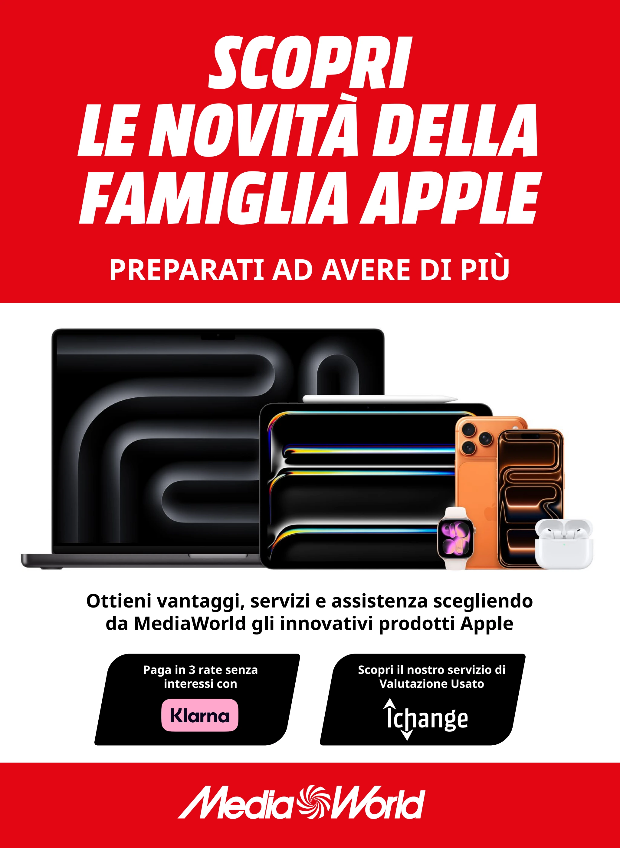 mediaworld - Volantino Mediaworld - Apple Days valido dal 18/09 al 25/09