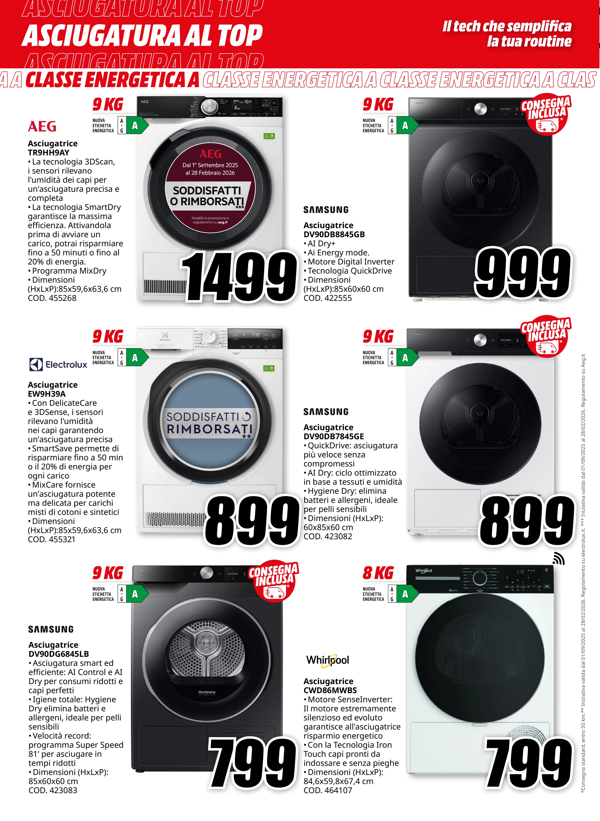 mediaworld - Volantino Mediaworld - Asciugatura valido dal 03/10 al 12/10 - page: 2