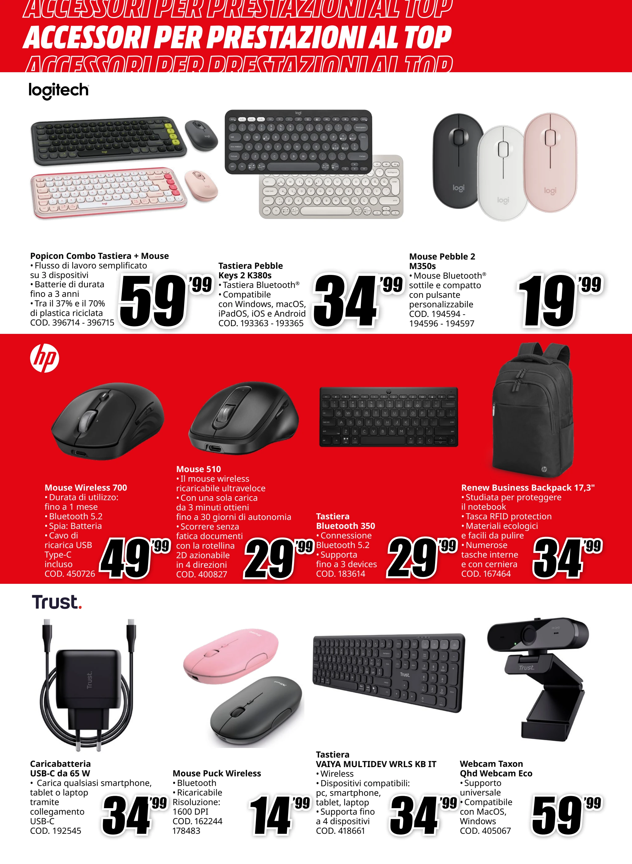mediaworld - Volantino Mediaworld - Accessori per Prestazioni al Top valido dal 03/10 al 19/10 - page: 10