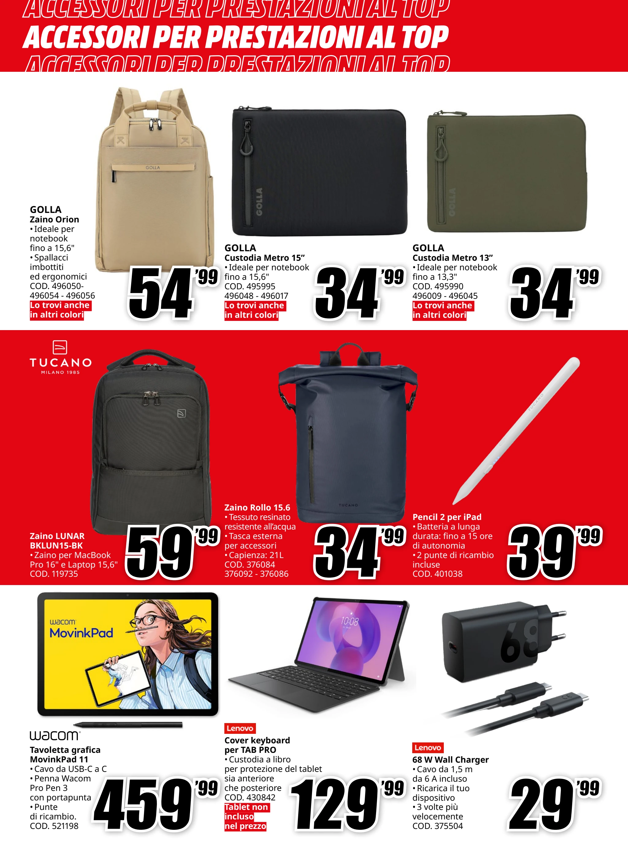 mediaworld - Volantino Mediaworld - Accessori per Prestazioni al Top valido dal 03/10 al 19/10 - page: 6