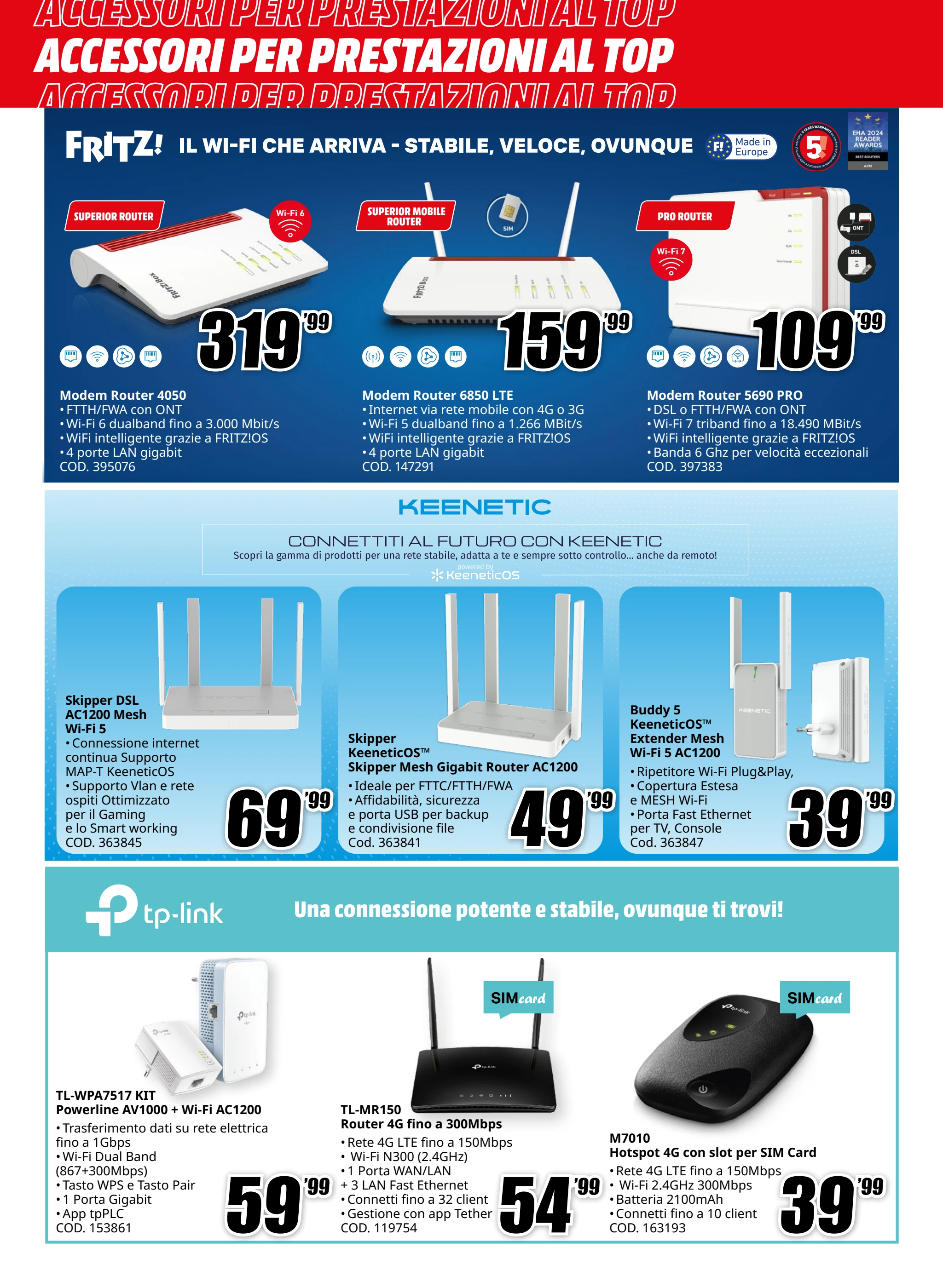 mediaworld - Volantino Mediaworld - Accessori per Prestazioni al Top valido dal 03/10 al 19/10 - page: 8
