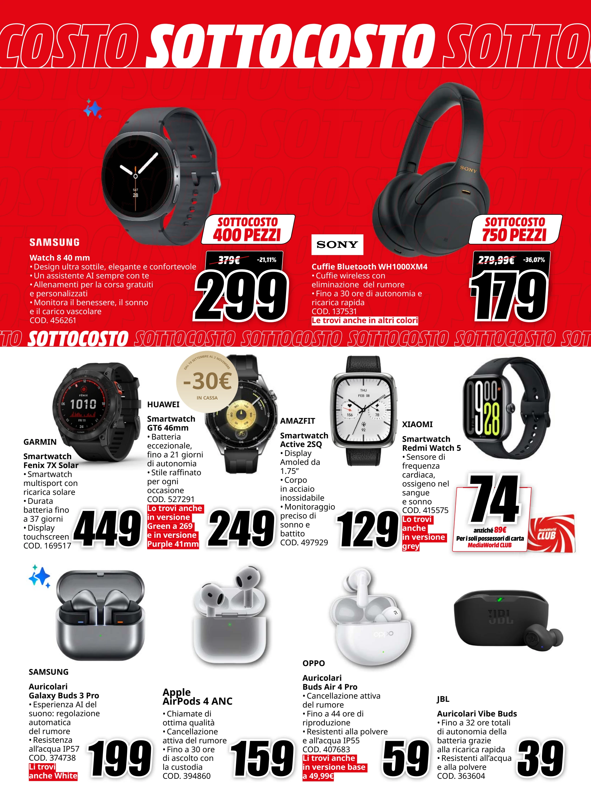 mediaworld - Volantino Mediaworld - Sottocosto valido dal 03/10 al 12/10 - page: 7
