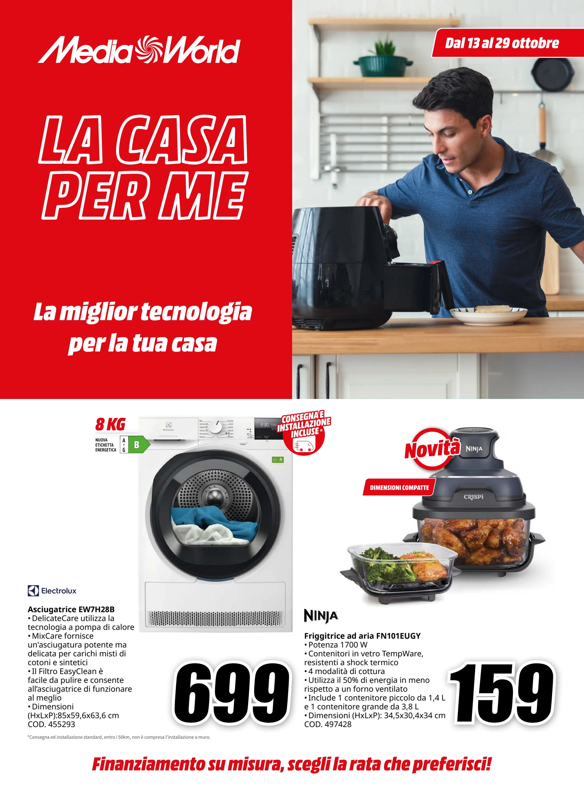 mediaworld - Volantino Mediaworld - La Casa per Me valido dal 13/10 al 29/10