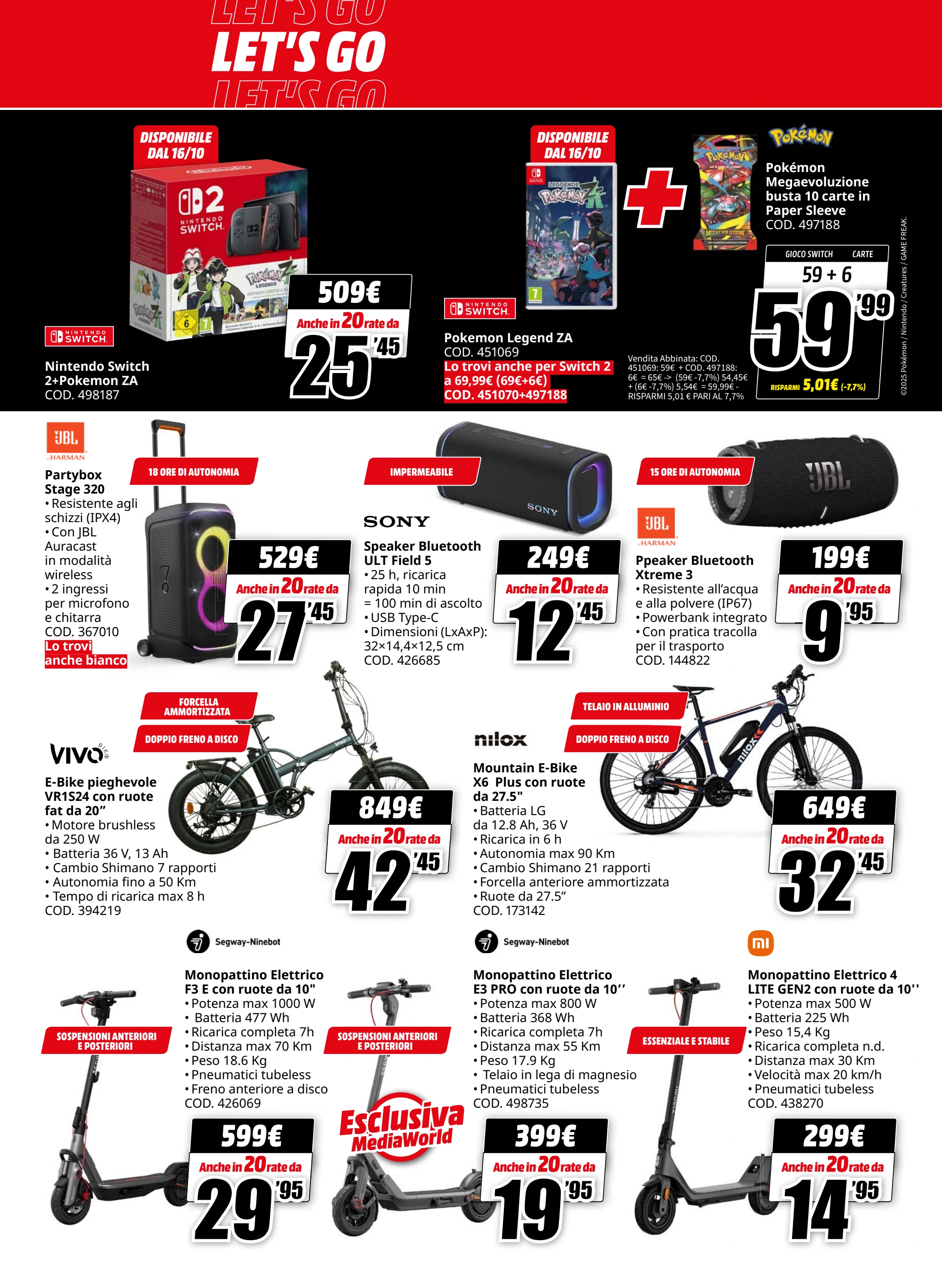 mediaworld - Volantino Mediaworld - Tasso Zero valido dal 13/10 al 26/10 - page: 24