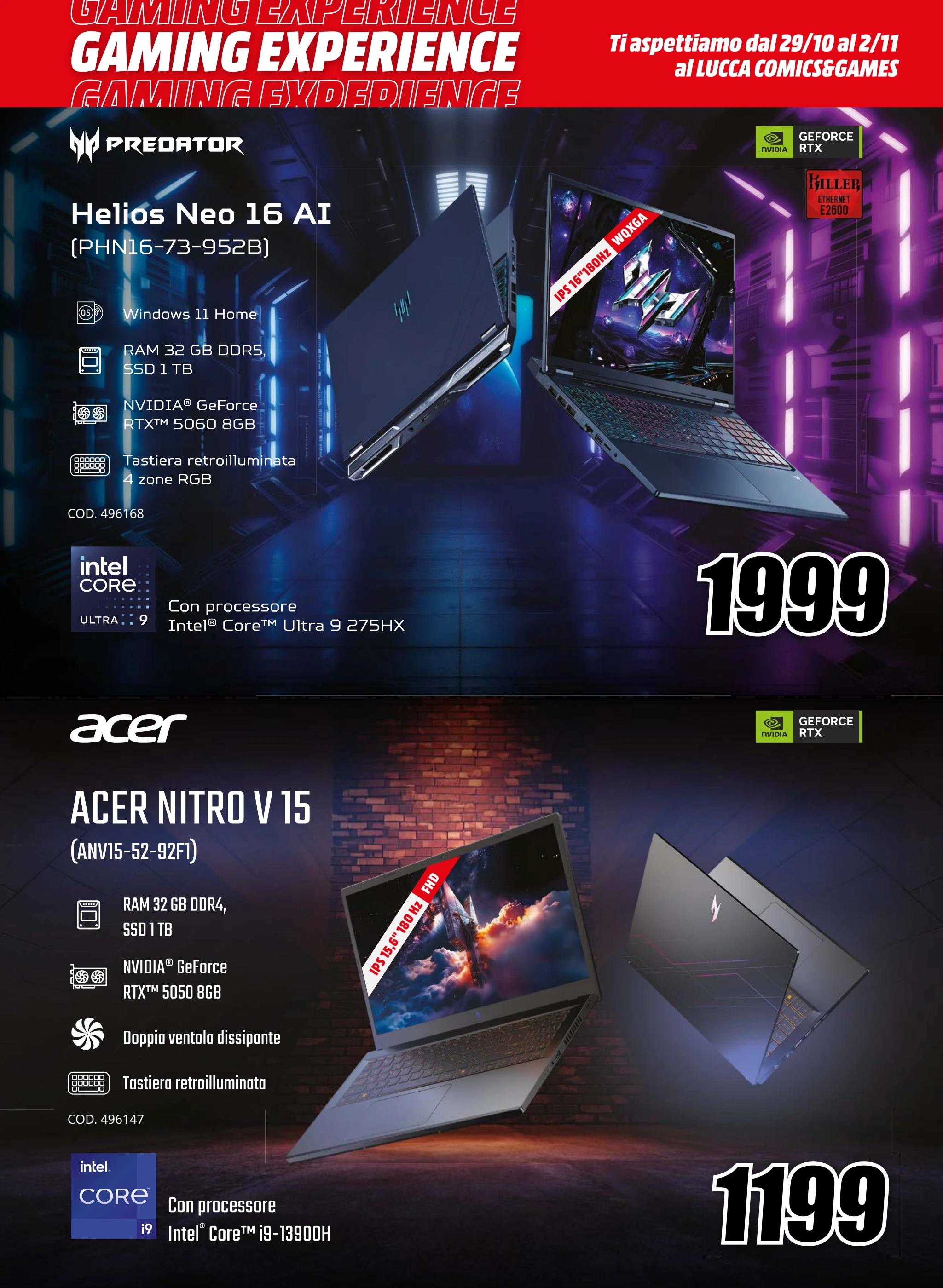 mediaworld - Volantino Mediaworld - Road To Lucca valido dal 24/10 al 02/11 - page: 2