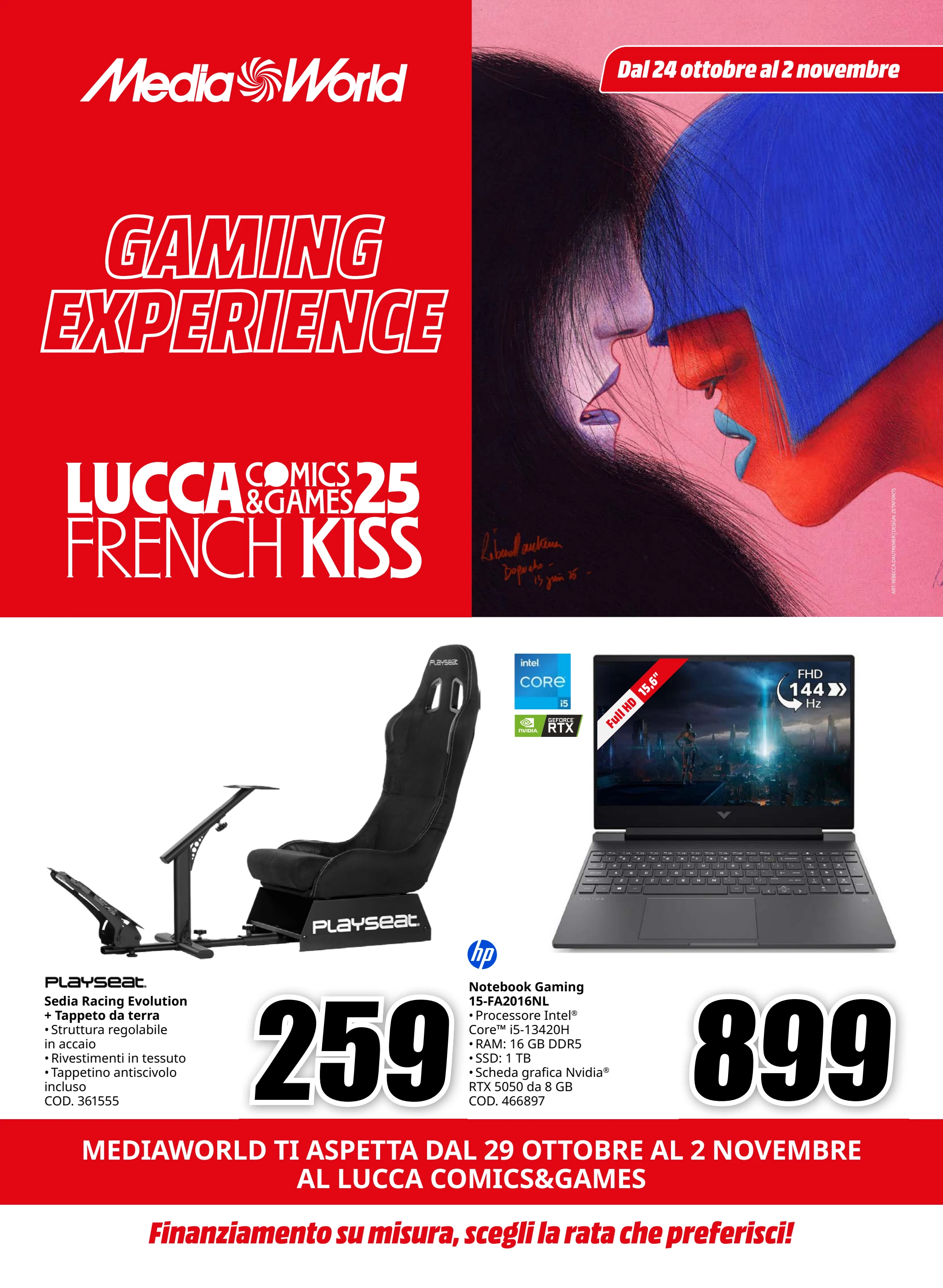 mediaworld - Volantino Mediaworld - Road To Lucca valido dal 24/10 al 02/11