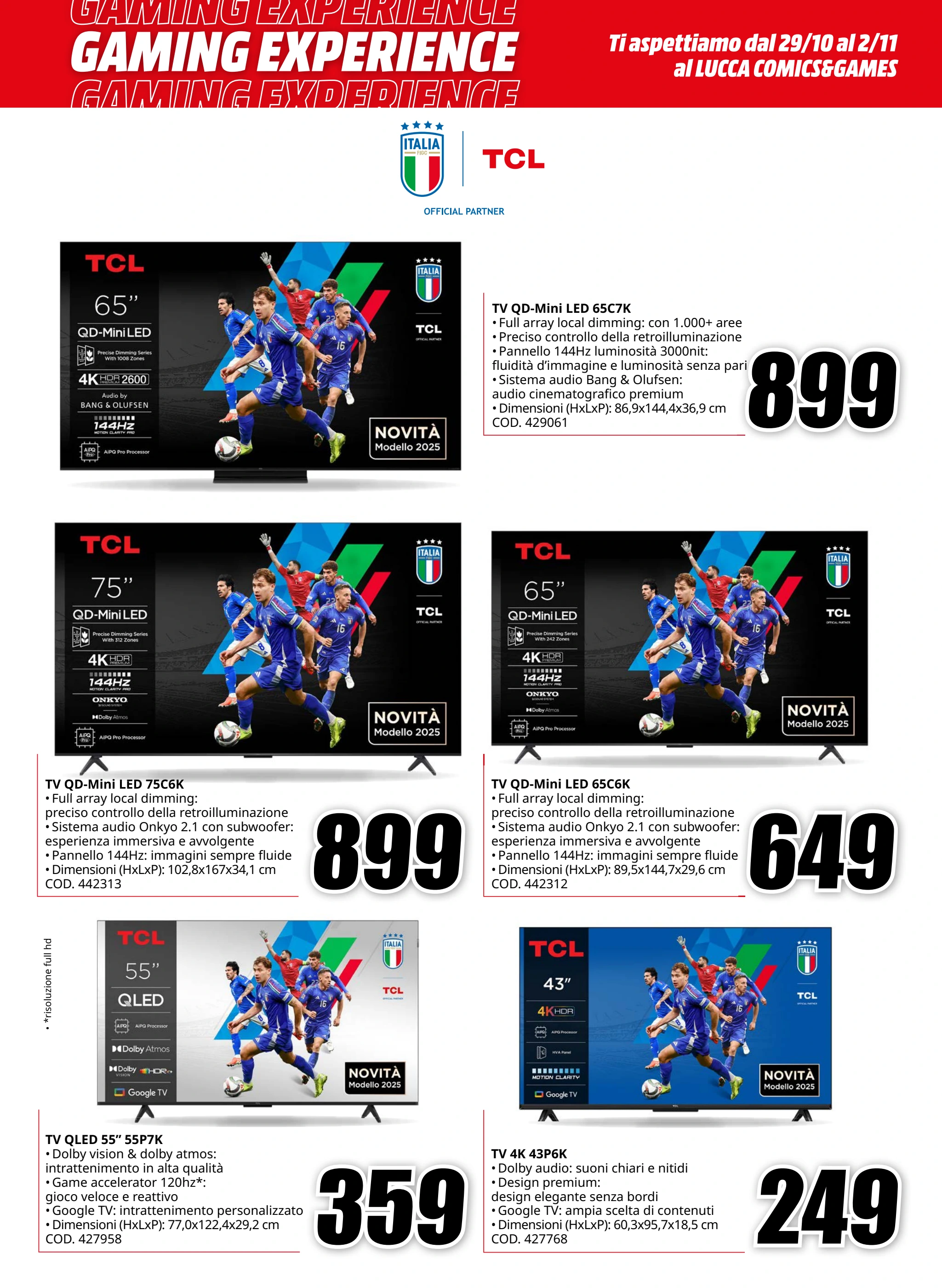 mediaworld - Volantino Mediaworld - Road To Lucca valido dal 24/10 al 02/11 - page: 4