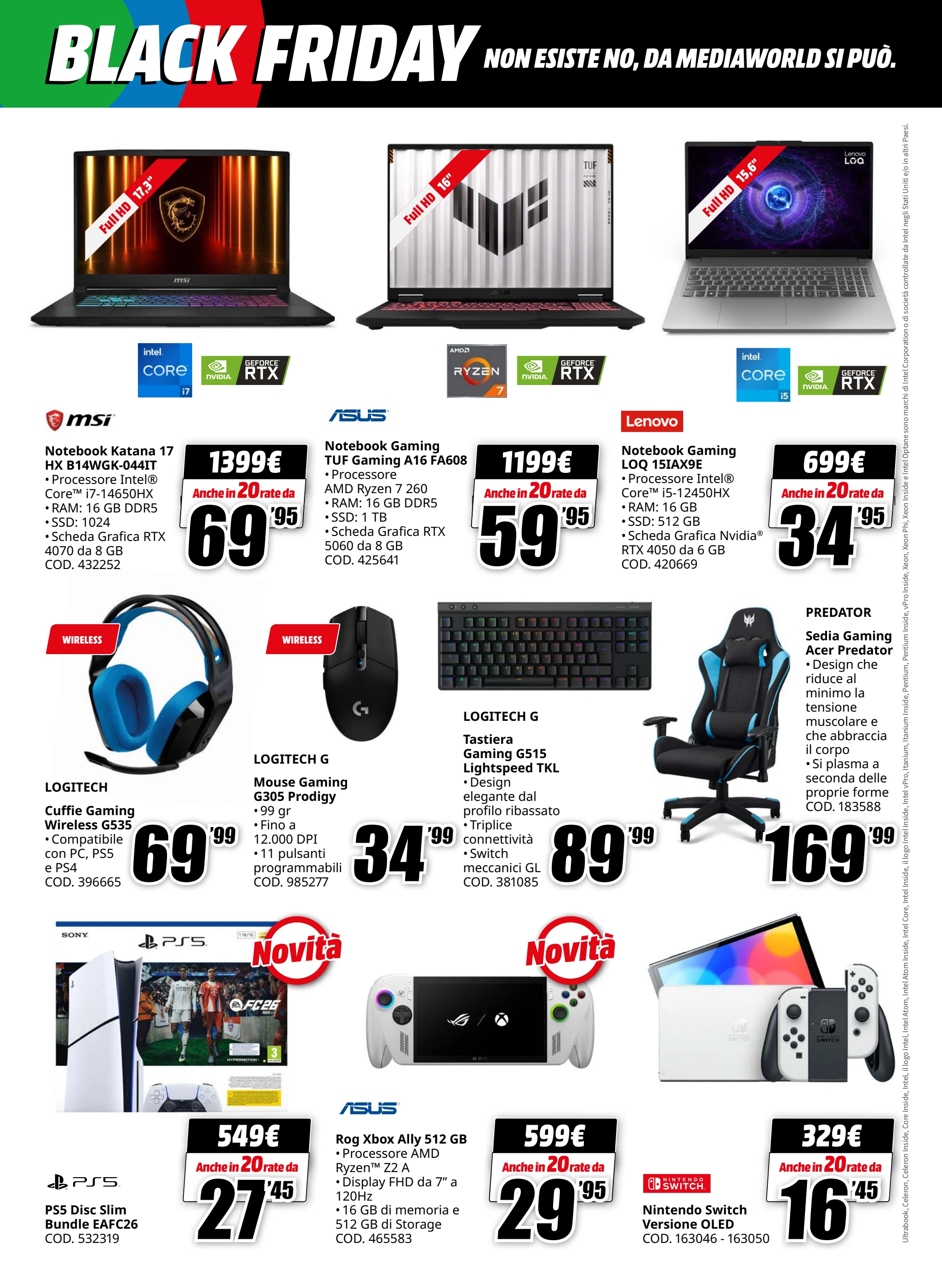 mediaworld - Volantino Mediaworld - Black Friday valido dal 01/11 al 07/11 - page: 12