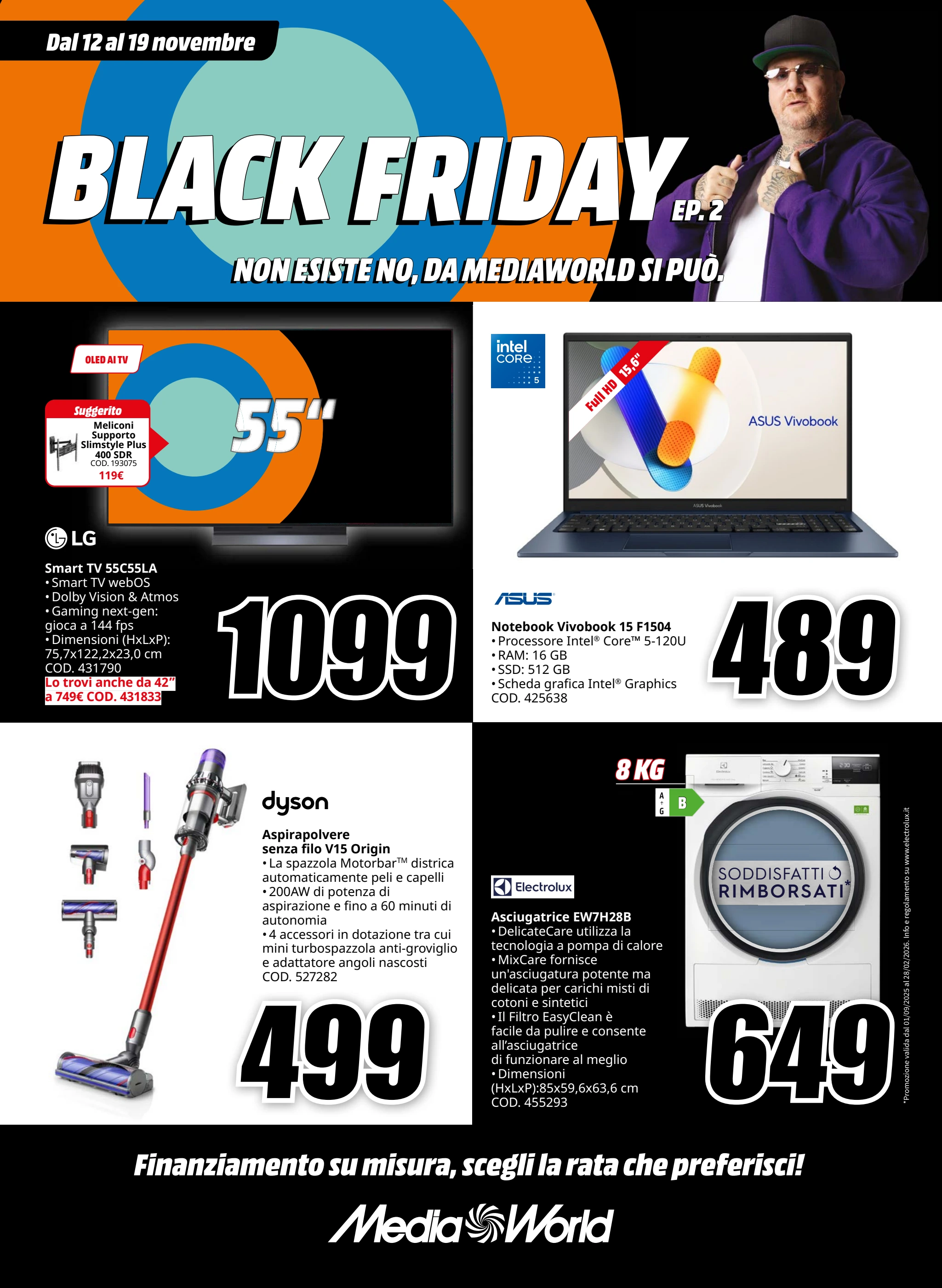 mediaworld - Volantino Mediaworld - Black Friday valido dal 12/11 al 19/11
