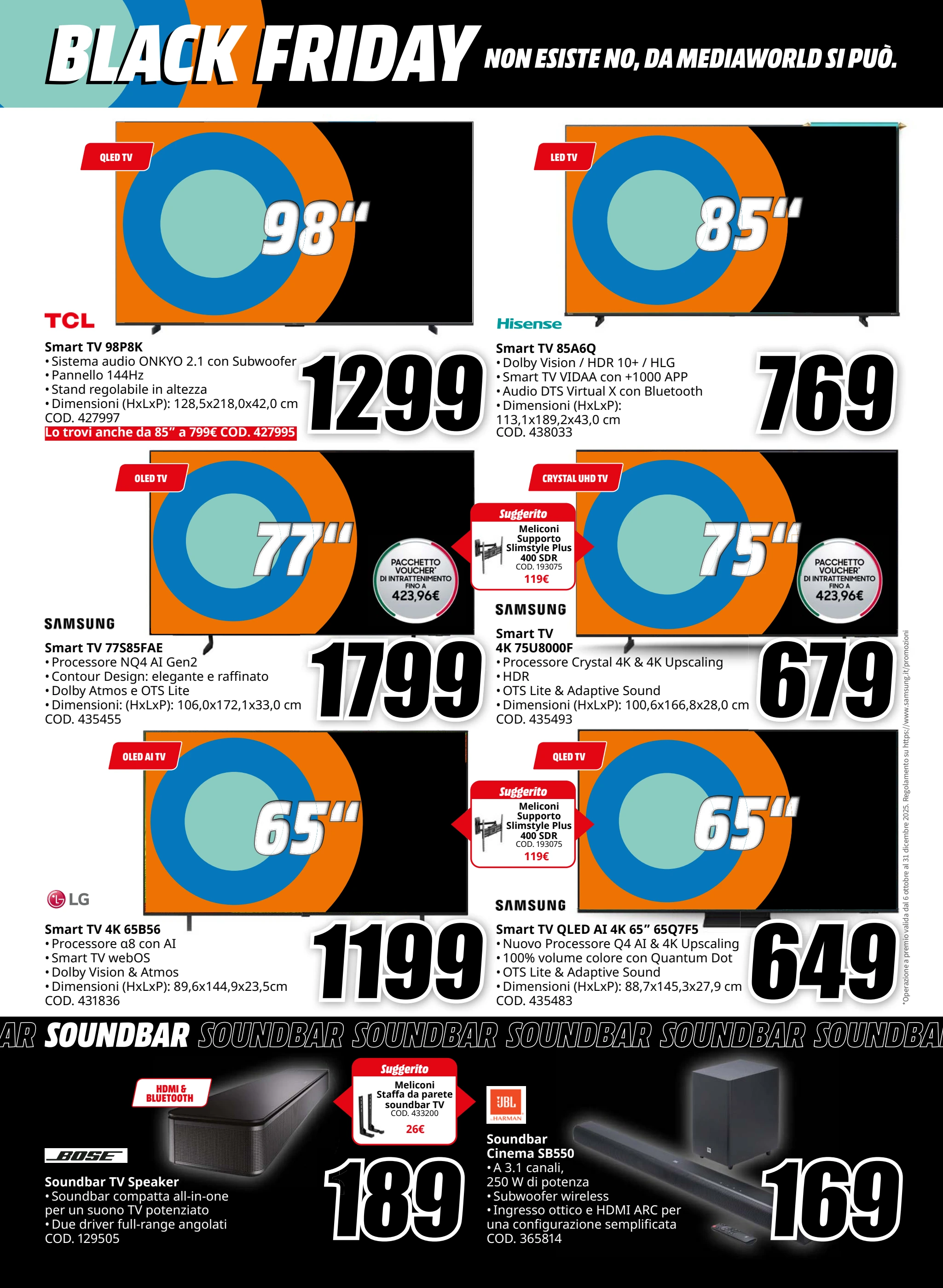 mediaworld - Volantino Mediaworld - Black Friday valido dal 12/11 al 19/11 - page: 16
