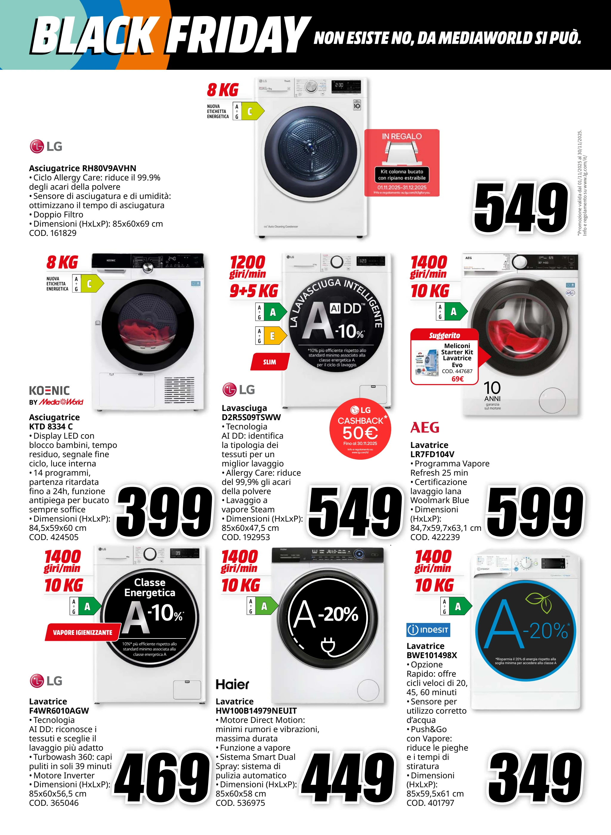 mediaworld - Volantino Mediaworld - Black Friday valido dal 12/11 al 19/11 - page: 22