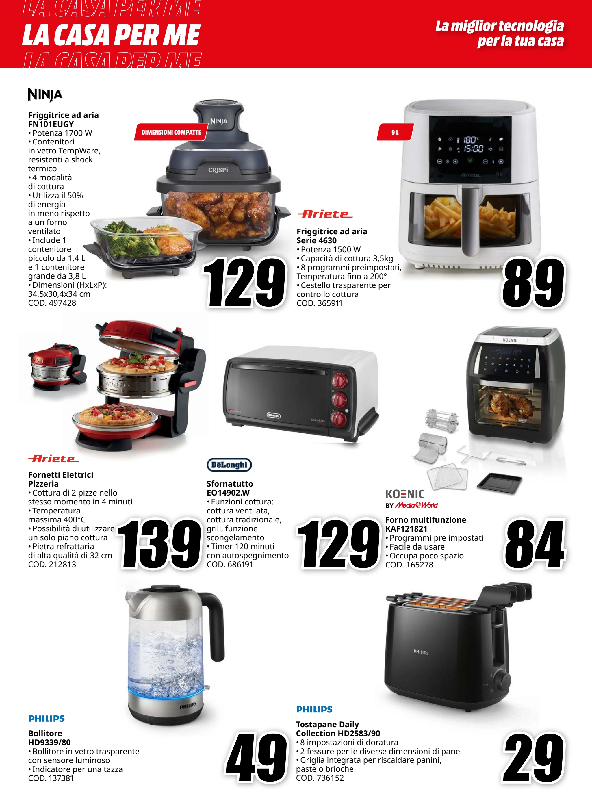 mediaworld - Volantino Mediaworld - La Casa per Me valido dal 12/11 al 28/11 - page: 18