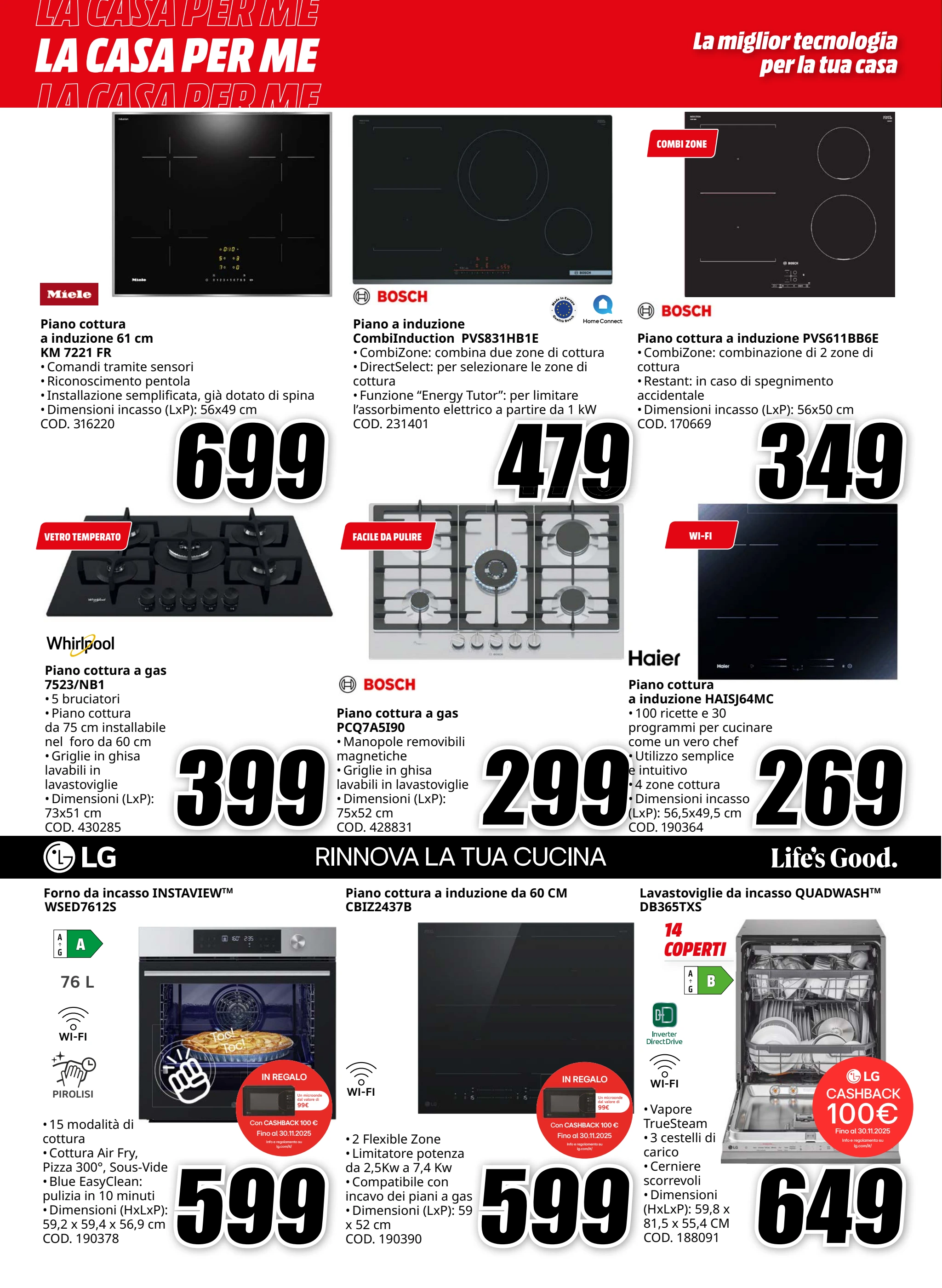 mediaworld - Volantino Mediaworld - La Casa per Me valido dal 12/11 al 28/11 - page: 12