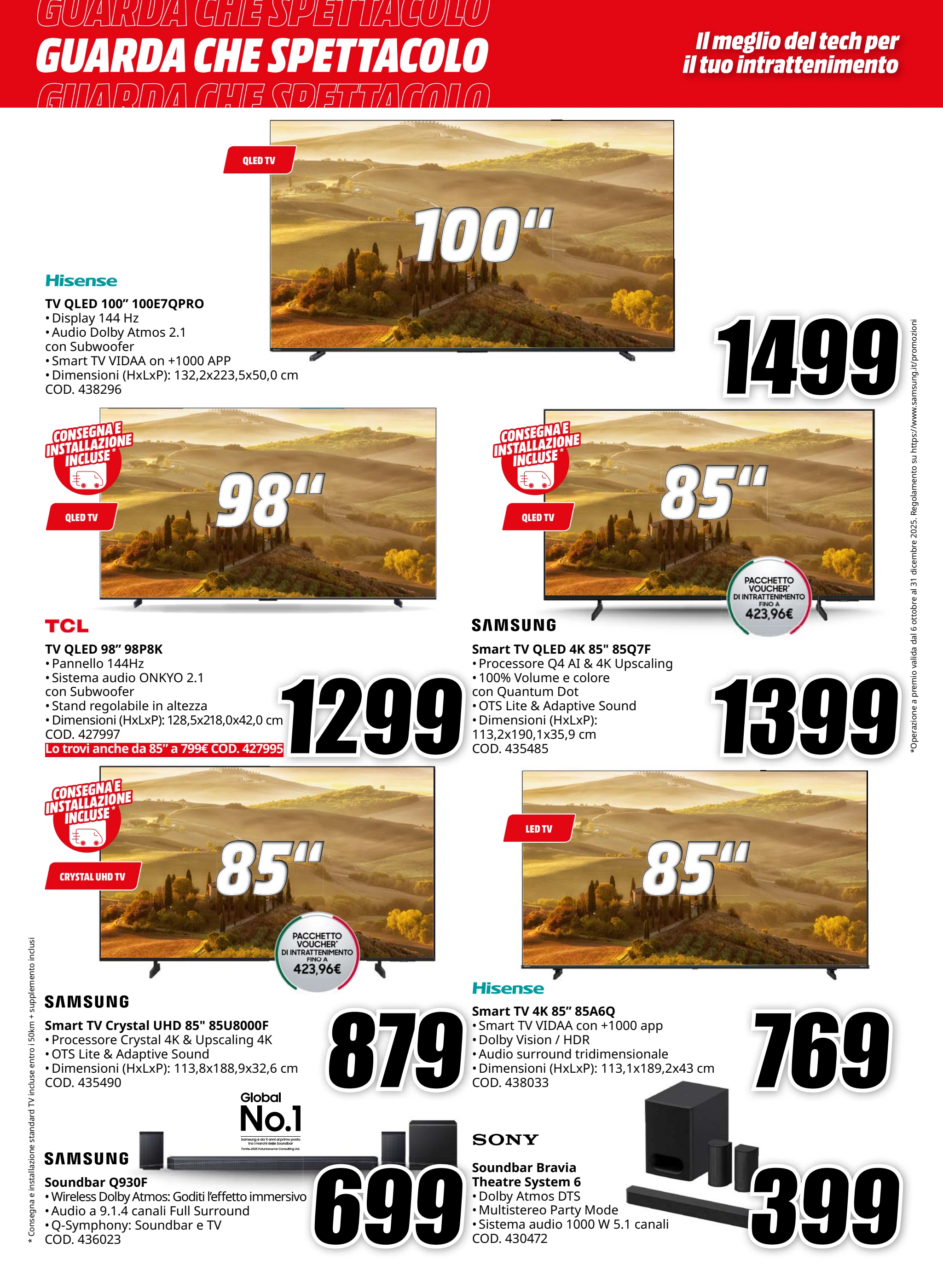 mediaworld - Volantino Mediaworld - GUARDA CHE SPETTACOLO valido dal 20/11 al 30/11 - page: 2