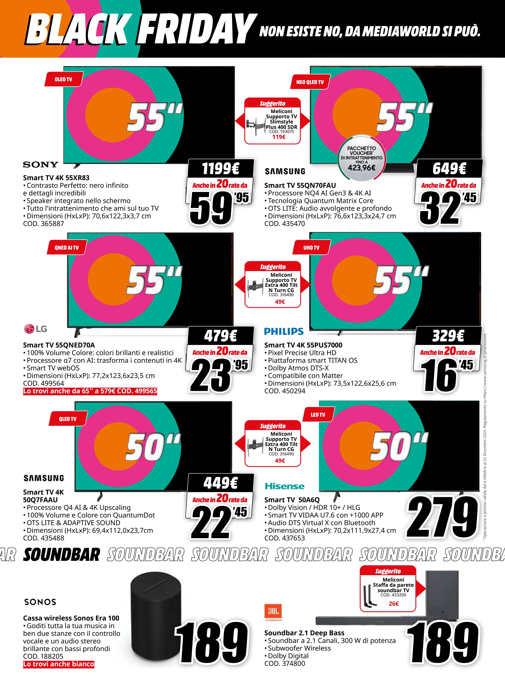 mediaworld - Volantino Mediaworld - BLACK FRIDAY valido dal 20/11 al 01/12 - page: 18