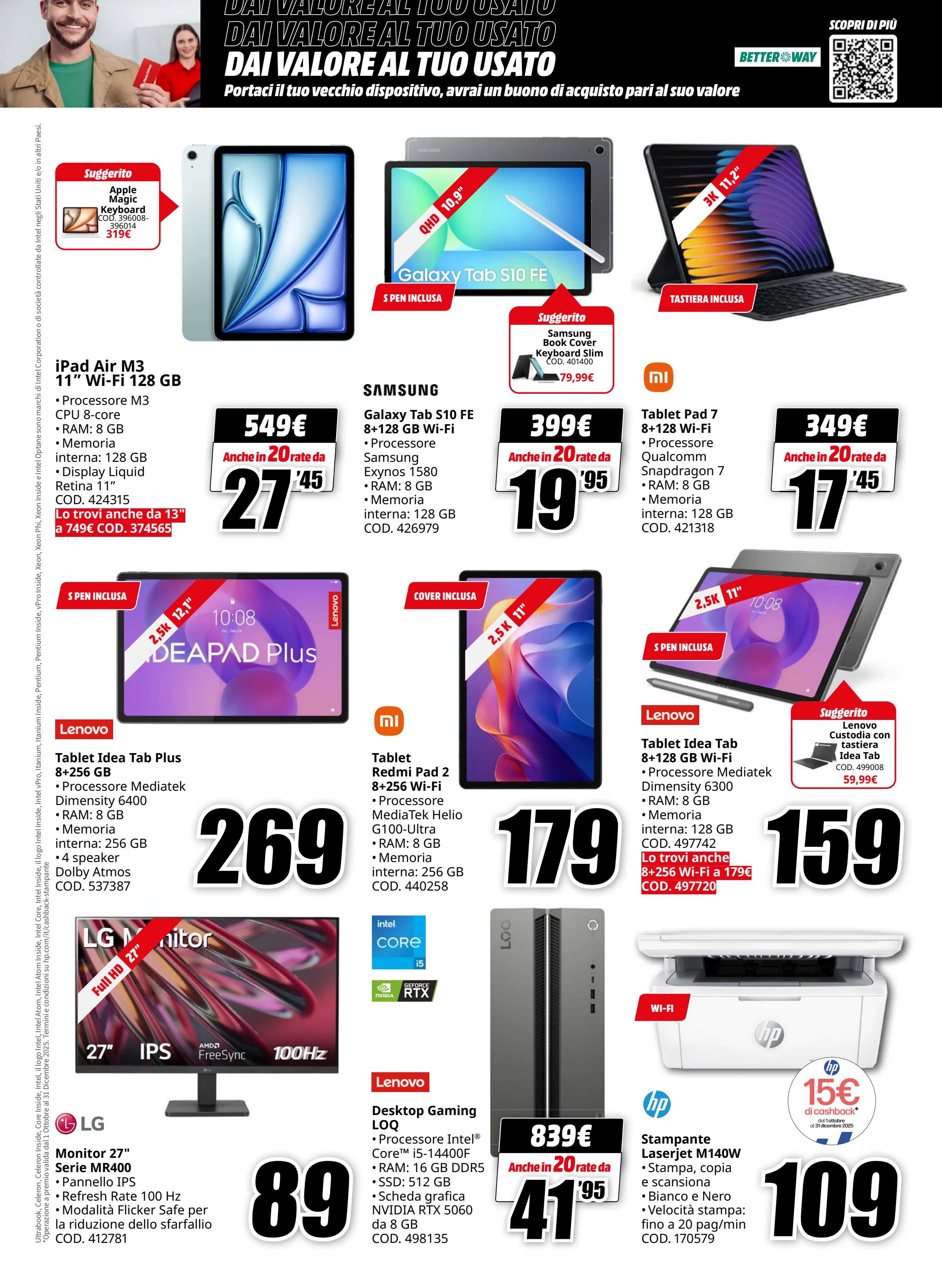 mediaworld - Volantino Mediaworld - BLACK FRIDAY valido dal 20/11 al 01/12 - page: 10