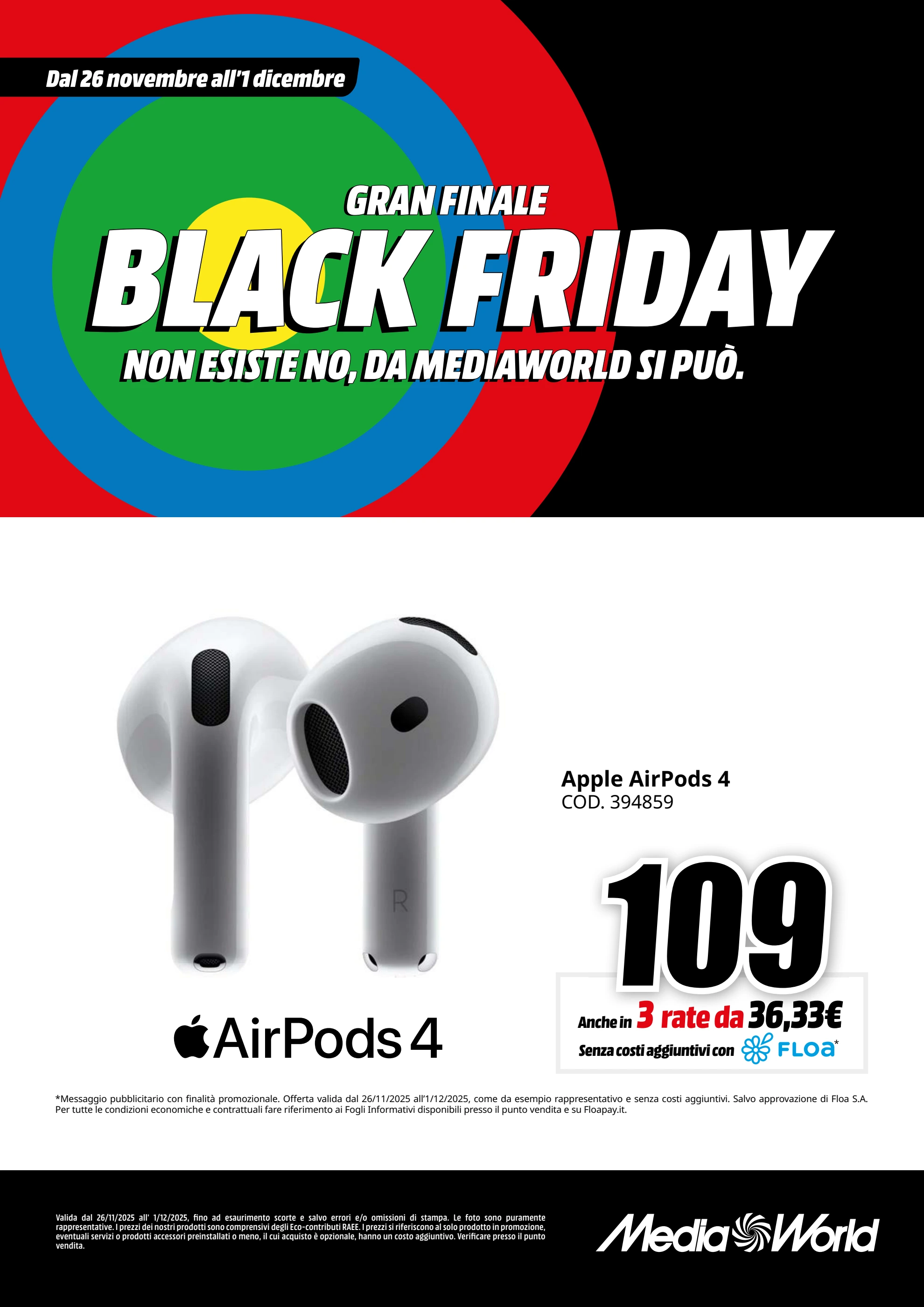 mediaworld - Volantino Mediaworld - Black Friday valido dal 26/11 al 01/12 - page: 12