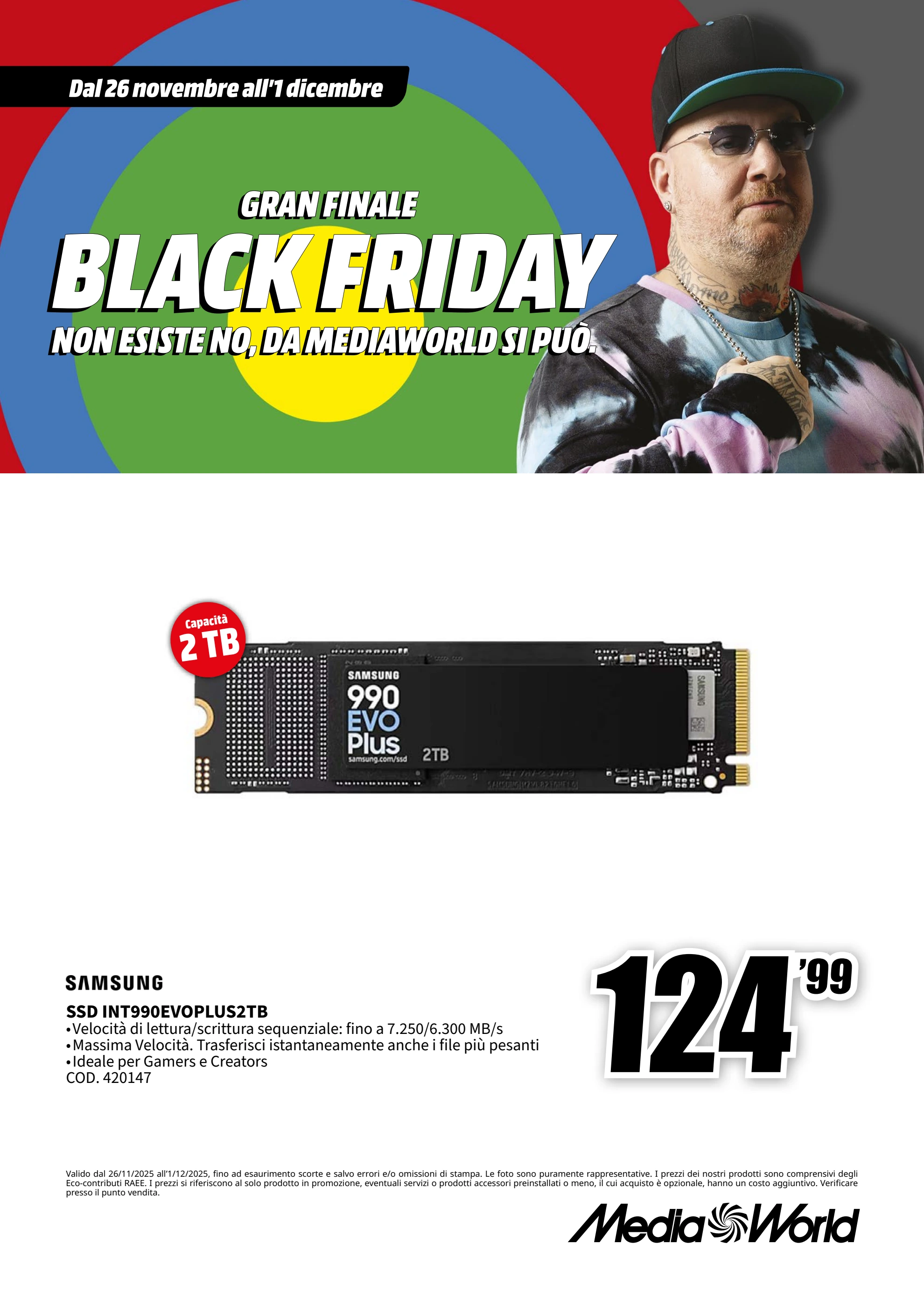 mediaworld - Volantino Mediaworld - Black Friday valido dal 26/11 al 01/12 - page: 34