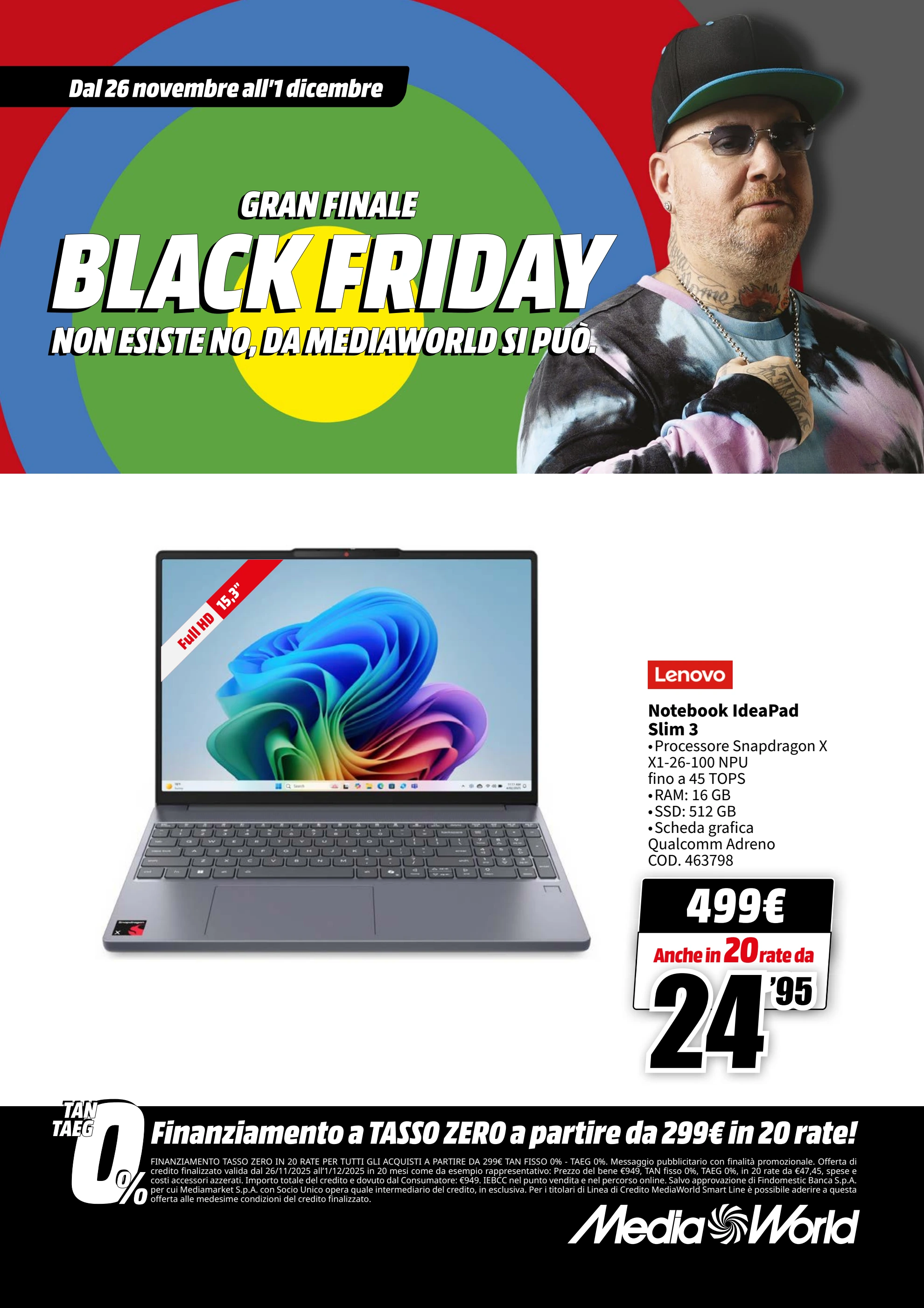 mediaworld - Volantino Mediaworld - Black Friday valido dal 26/11 al 01/12 - page: 26