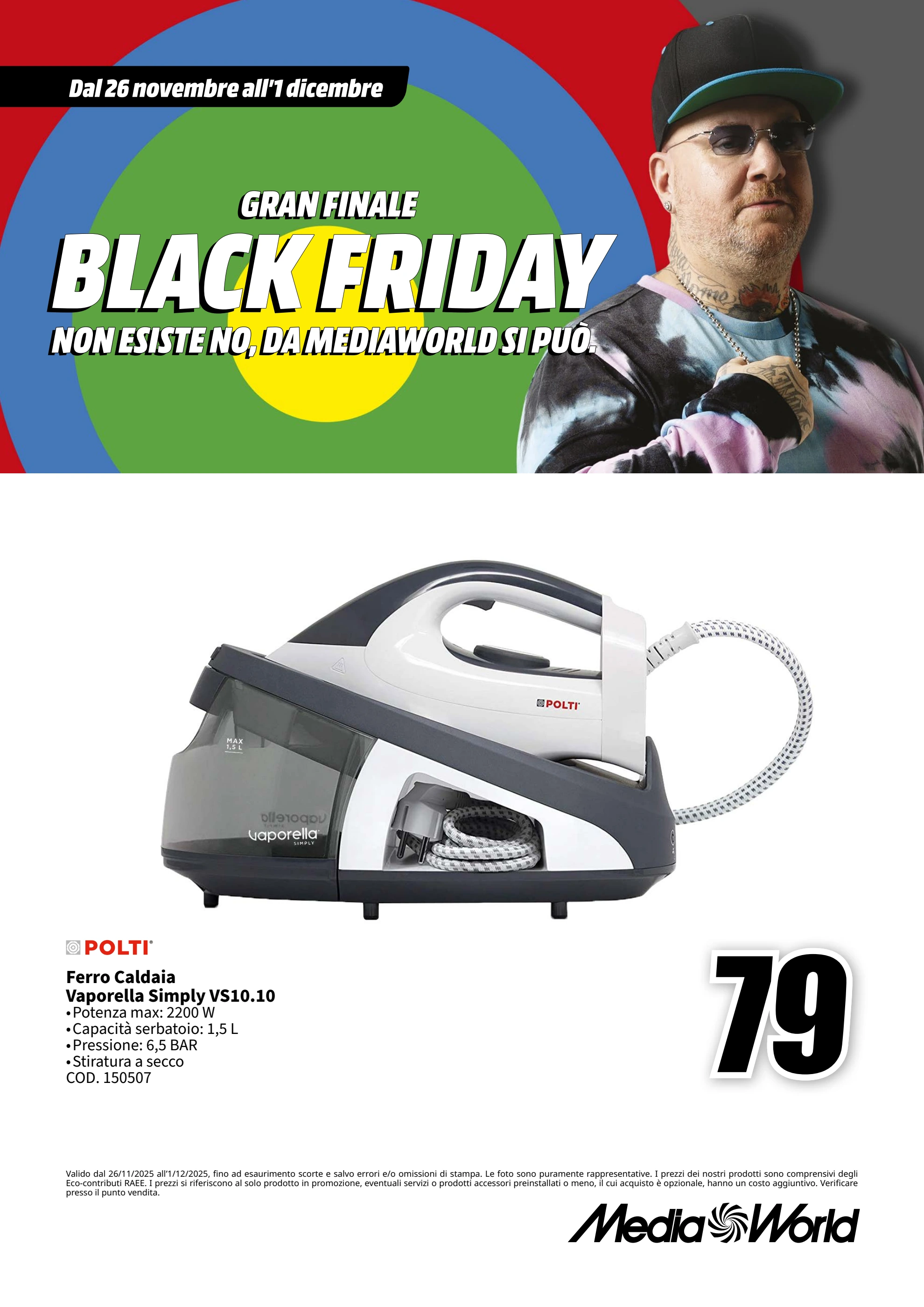 mediaworld - Volantino Mediaworld - Black Friday valido dal 26/11 al 01/12 - page: 63