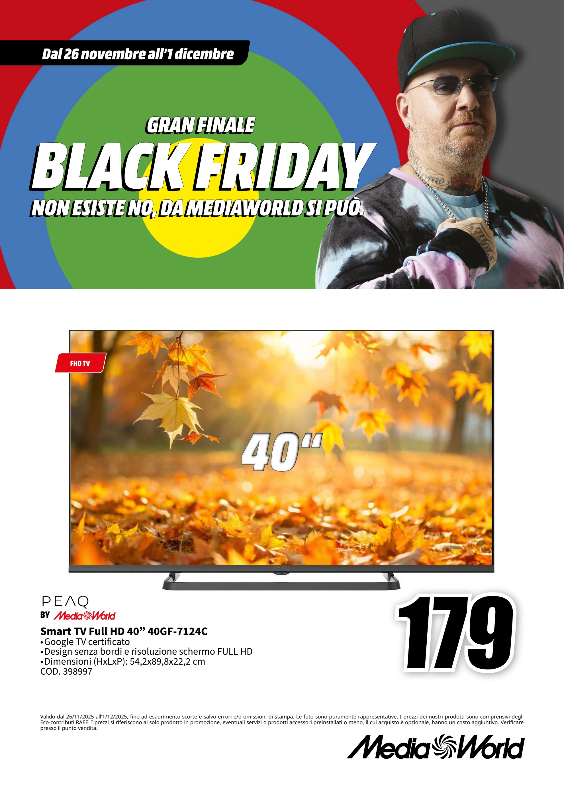 mediaworld - Volantino Mediaworld - Black Friday valido dal 26/11 al 01/12 - page: 39