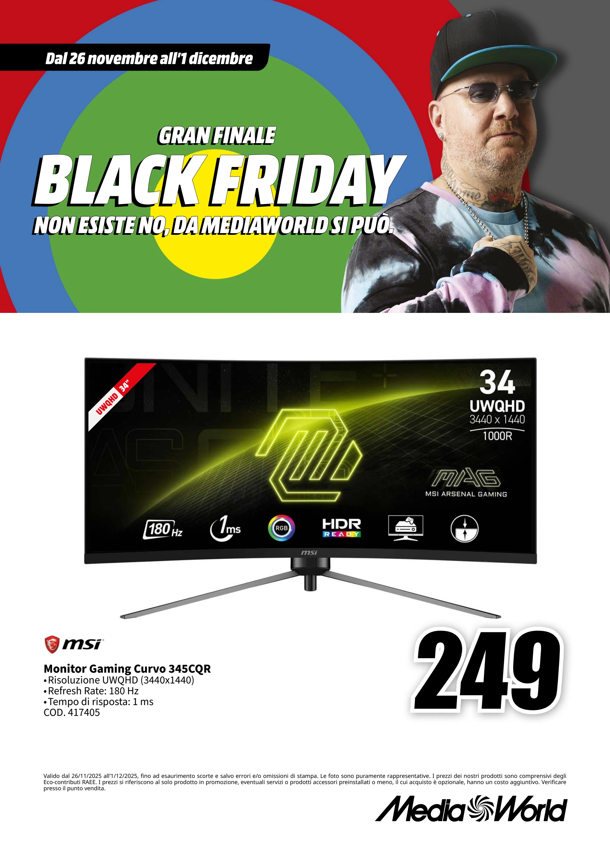 mediaworld - Volantino Mediaworld - Black Friday valido dal 26/11 al 01/12 - page: 19