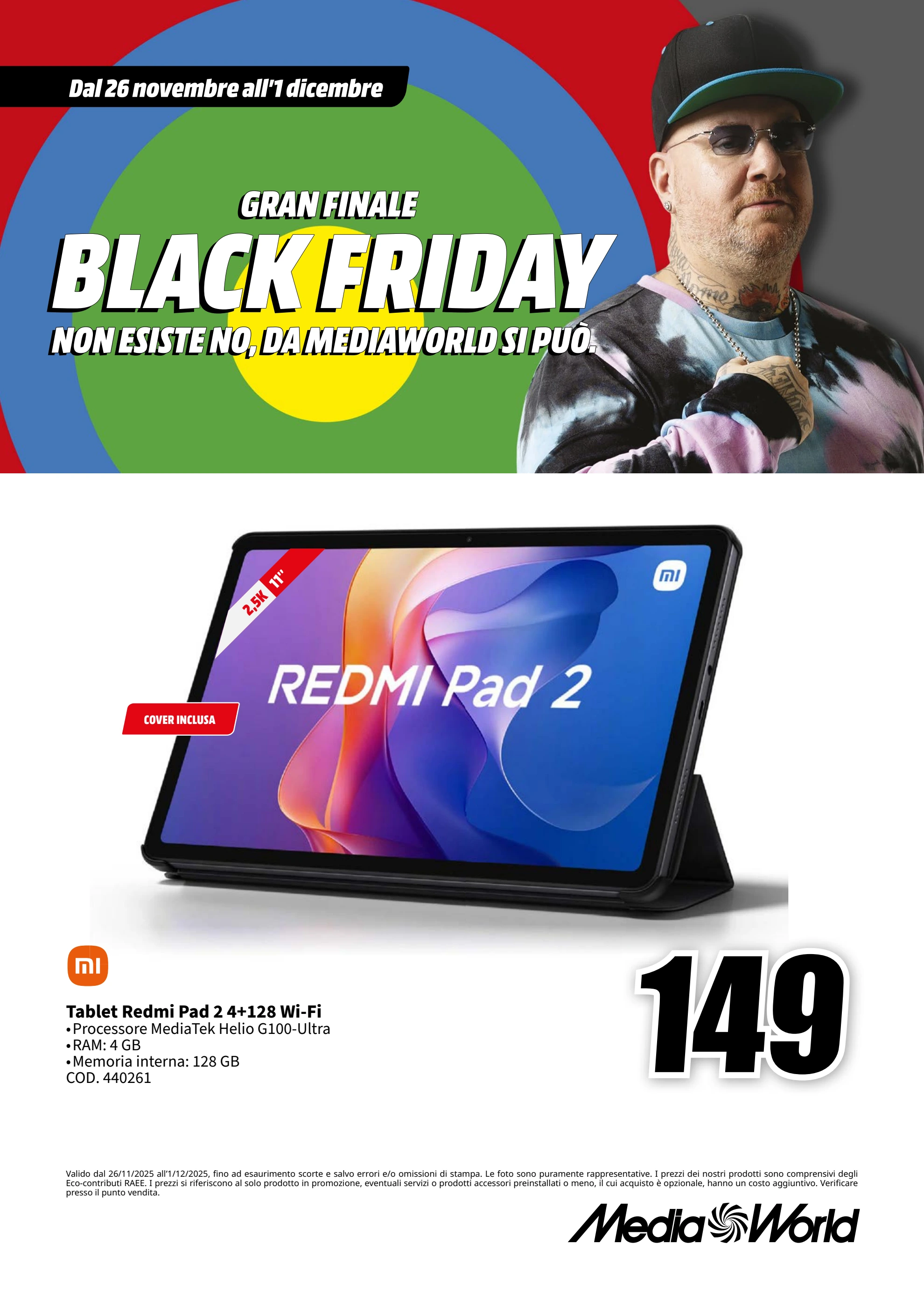 mediaworld - Volantino Mediaworld - Black Friday valido dal 26/11 al 01/12 - page: 15