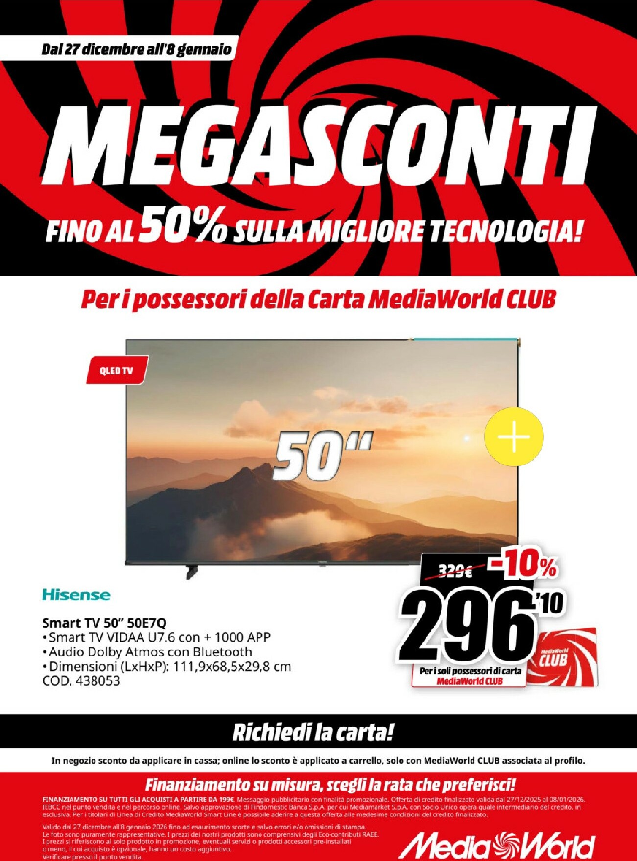 mediaworld - Volantino Mediaworld valido dal 27/12 al 08/01 - page: 38