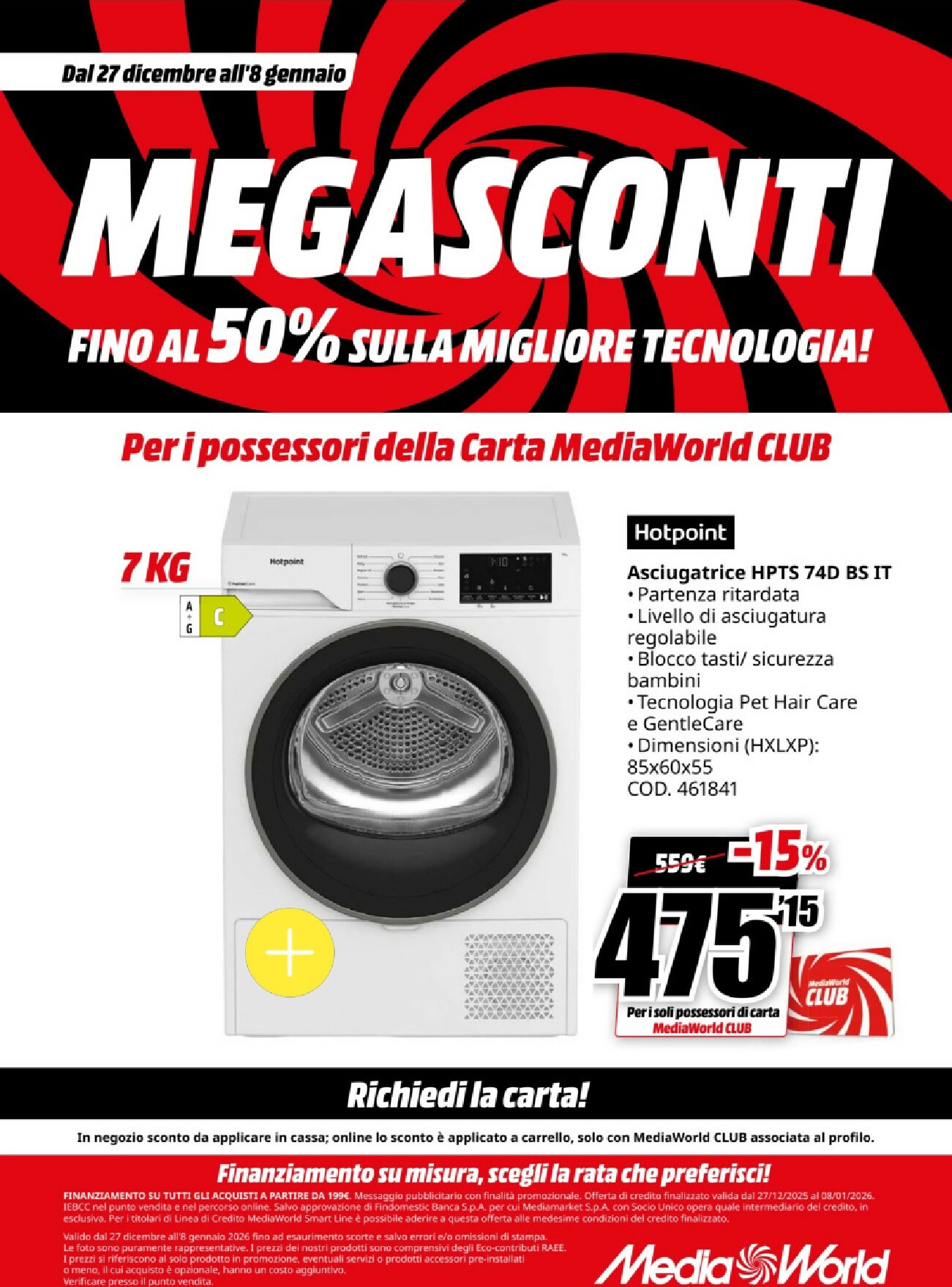 mediaworld - Volantino Mediaworld valido dal 27/12 al 08/01 - page: 49