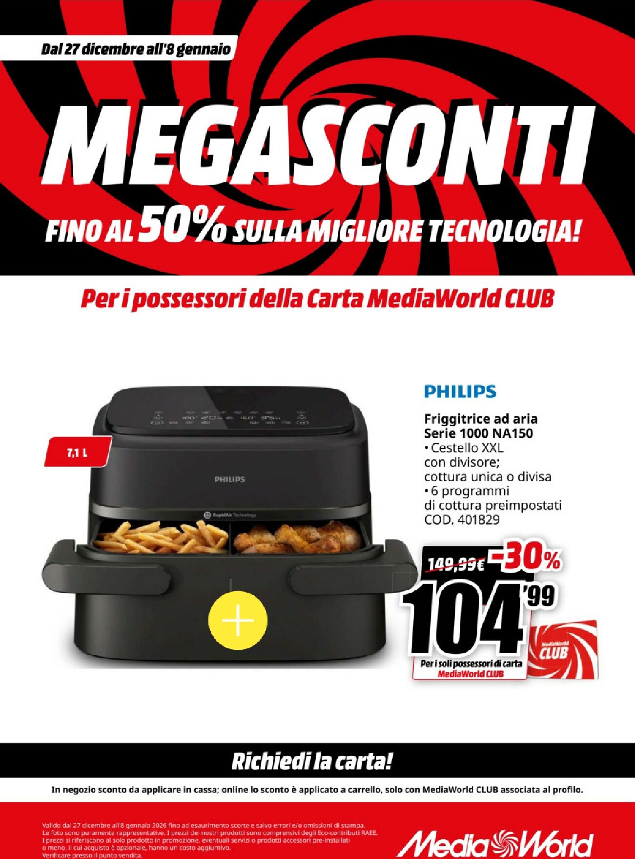 mediaworld - Volantino Mediaworld valido dal 27/12 al 08/01 - page: 54