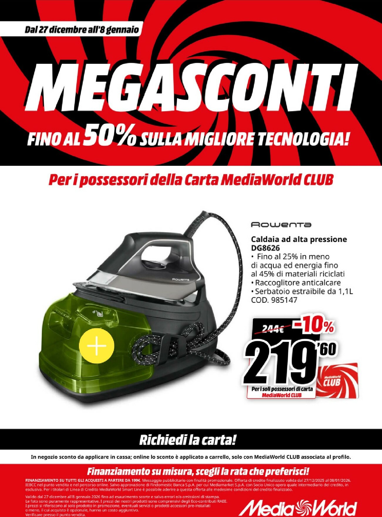 mediaworld - Volantino Mediaworld valido dal 27/12 al 08/01 - page: 53