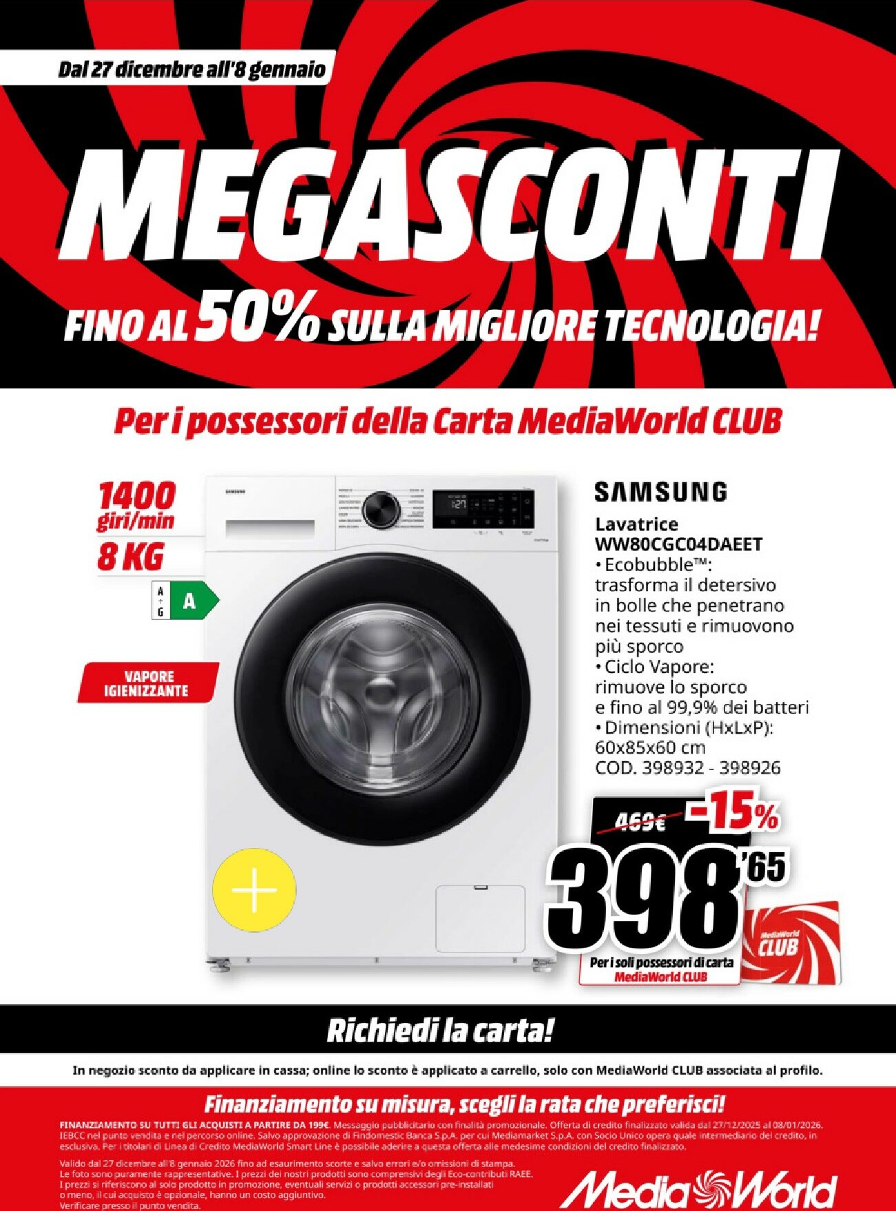 mediaworld - Volantino Mediaworld valido dal 27/12 al 08/01 - page: 47
