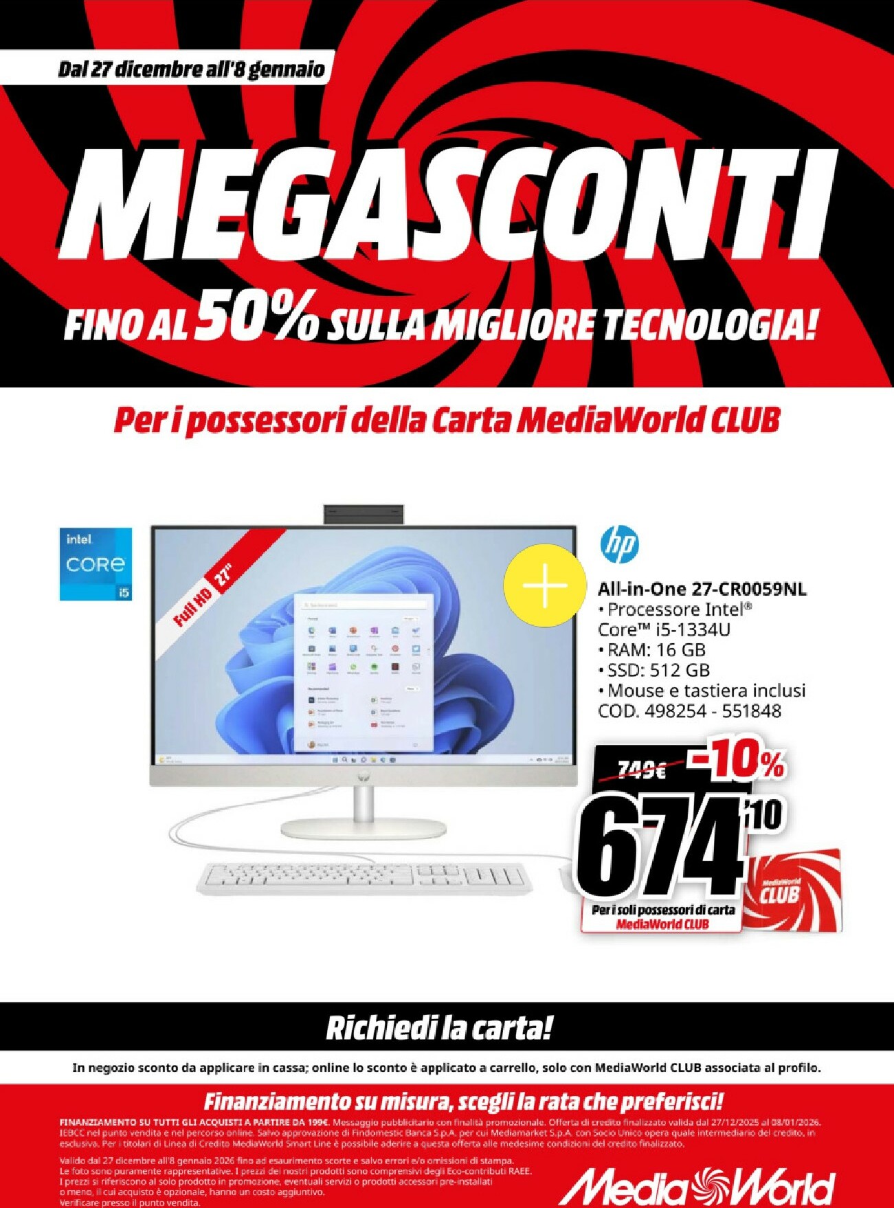 mediaworld - Volantino Mediaworld valido dal 27/12 al 08/01 - page: 21