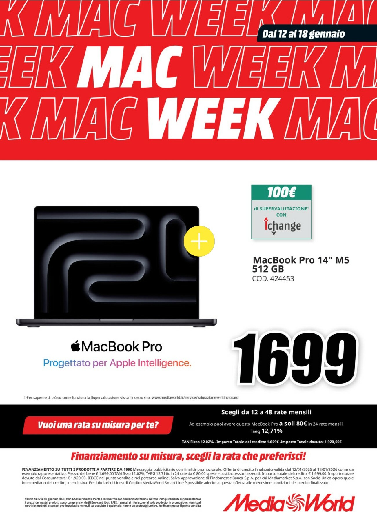mediaworld - Volantino Mediaworld - Mac Week valido dal 12/01 al 18/01 - page: 3